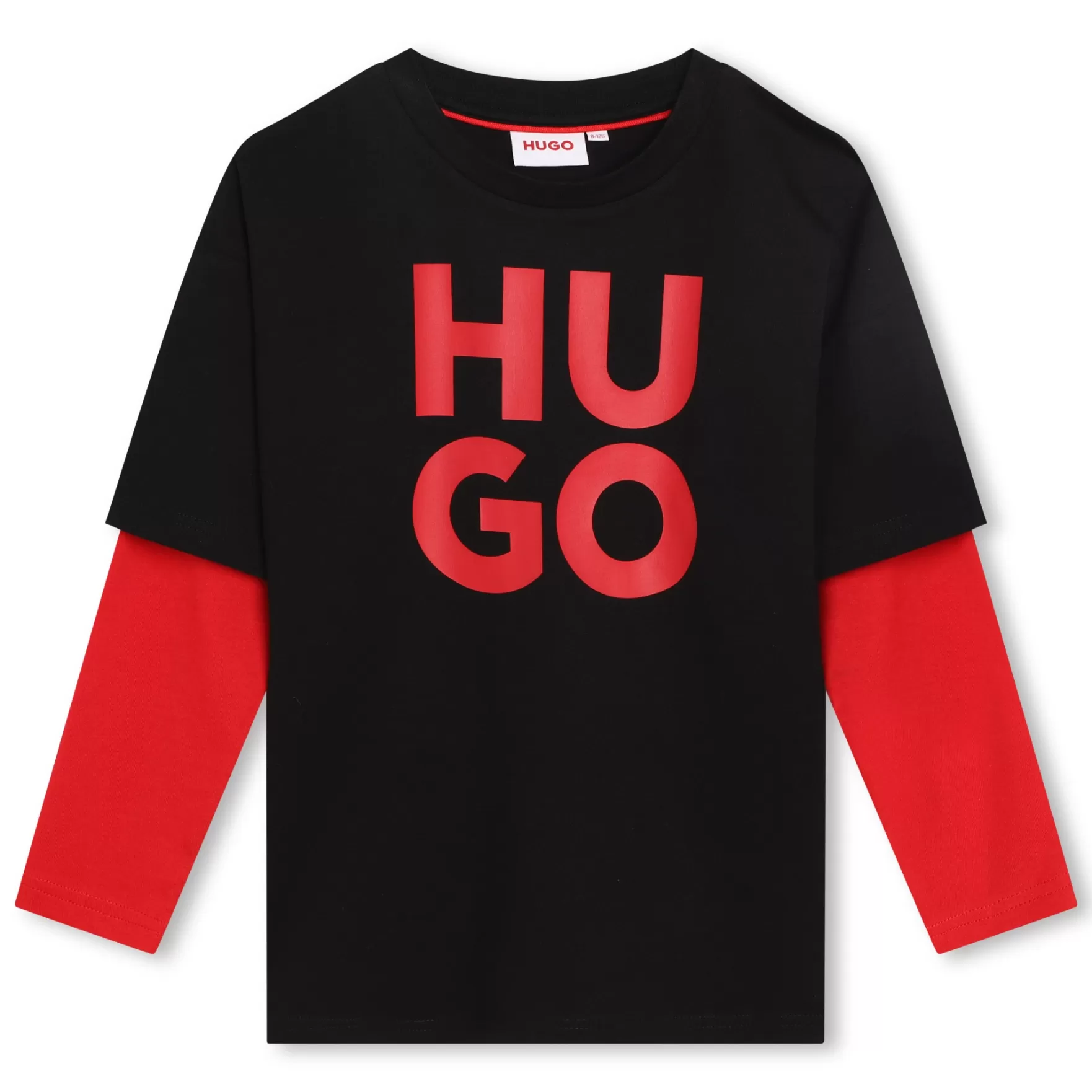 Jongen HUGO 2-In-1 T-Shirt Met Logo