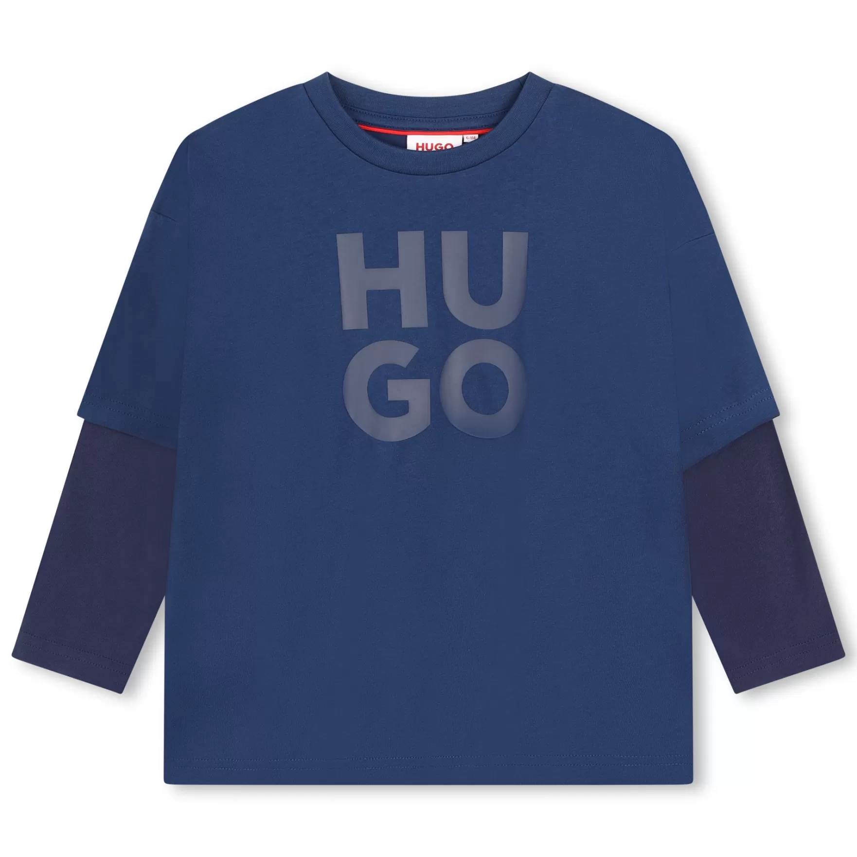 Jongen HUGO 2-In-1 T-Shirt Met Logo