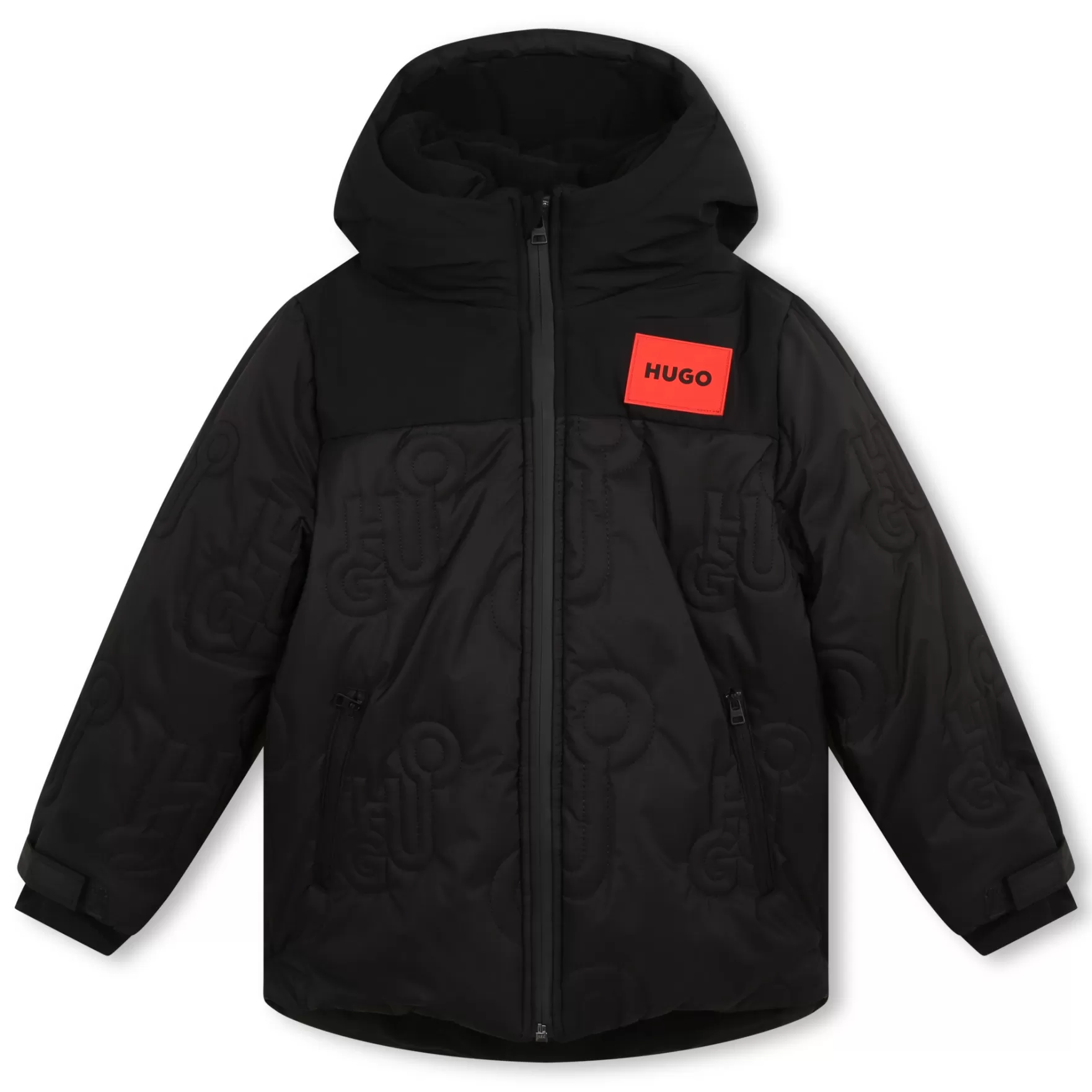 Jongen HUGO Anorak Met Capuchon En Logo