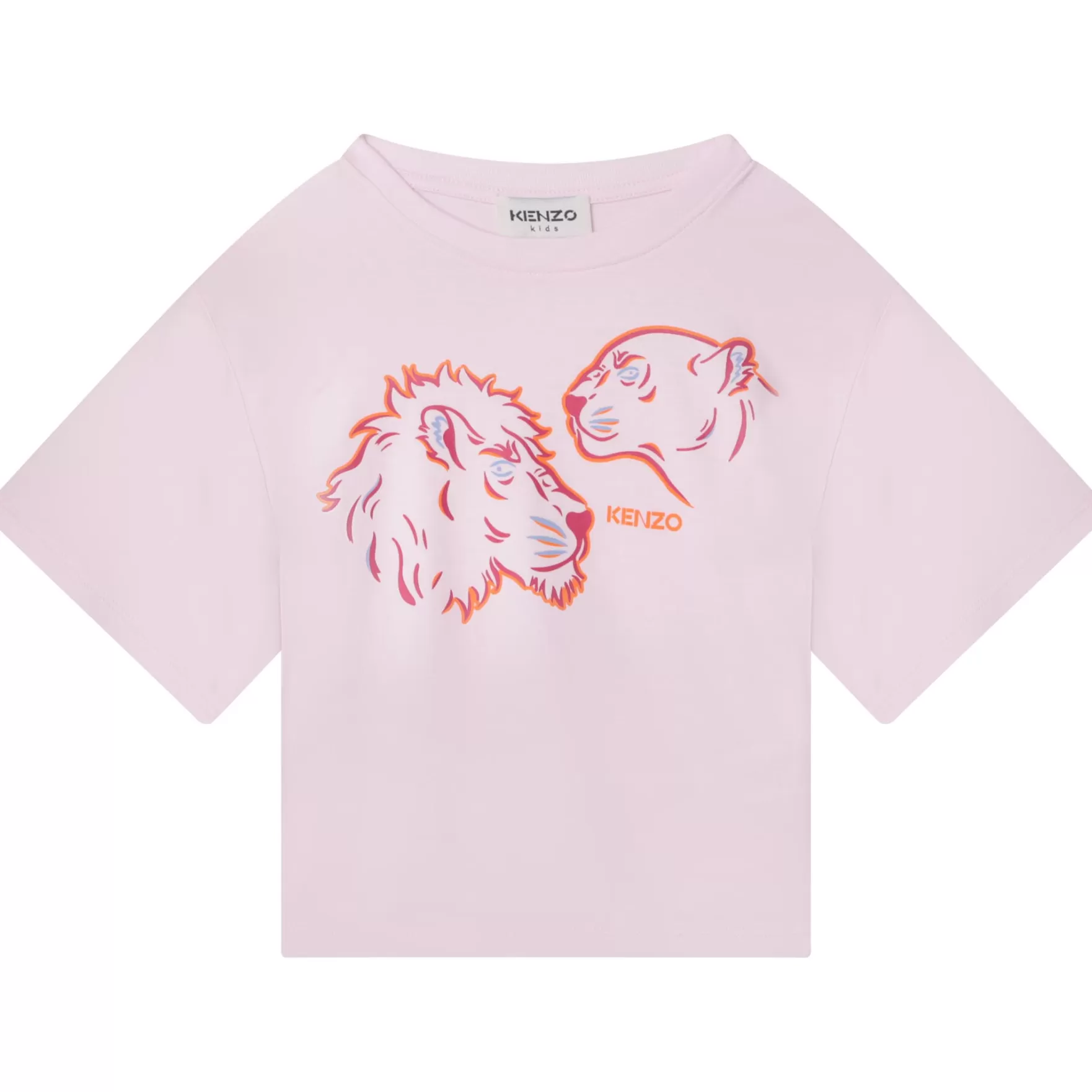 Meisje KENZO KIDS Bedrukt T-Shirt Met Ronde Hals