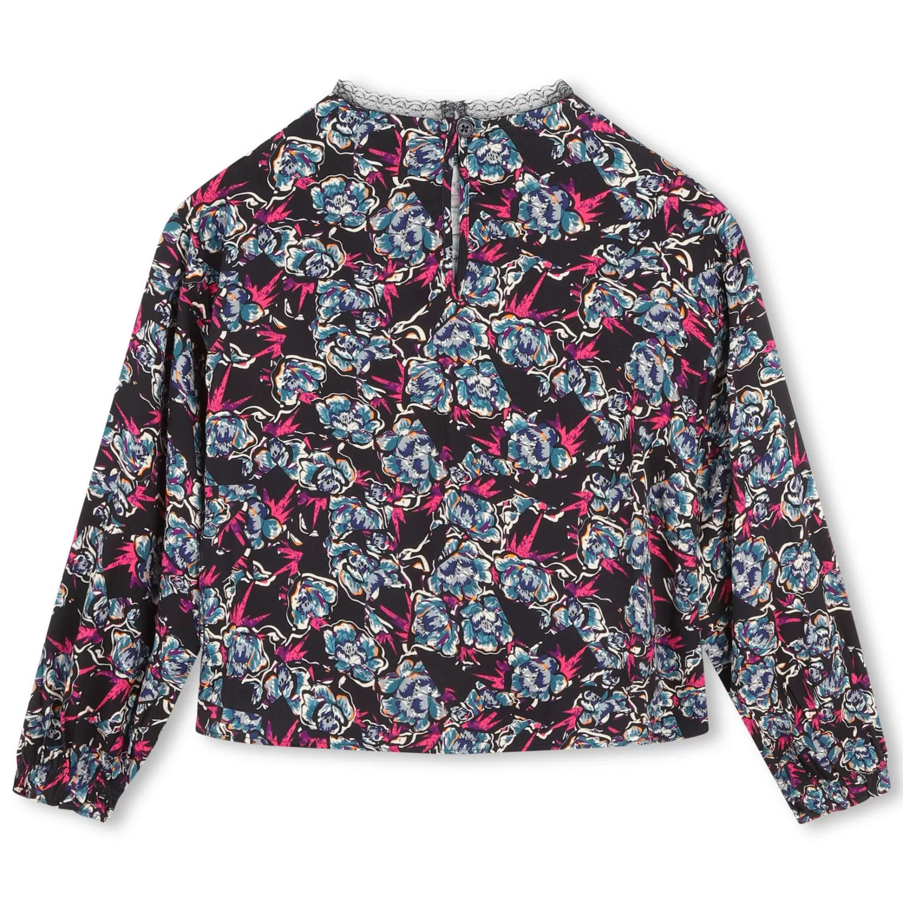 Meisje ZADIG & VOLTAIRE Blouse Met Print En Kant