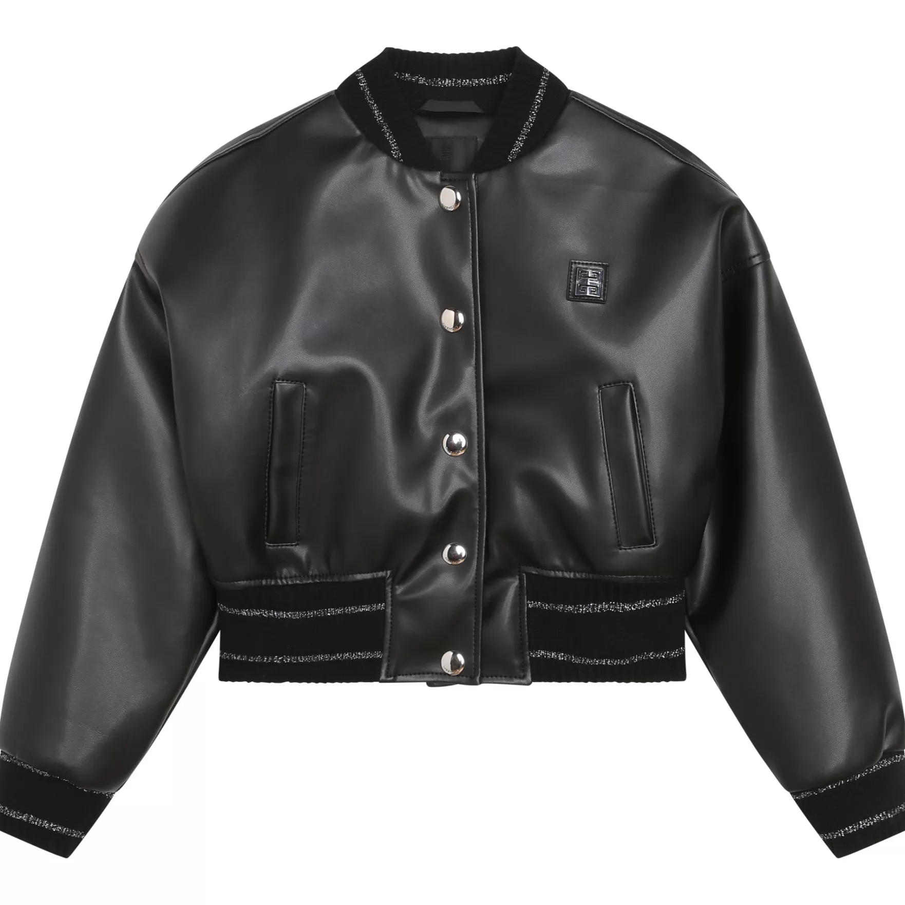 Meisje GIVENCHY Bomberjack Van Gecoate Stof