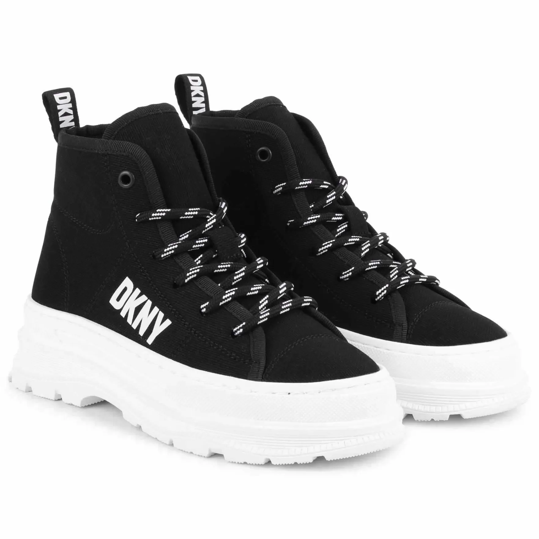 Meisje DKNY Canvas Sneakers Met Veters