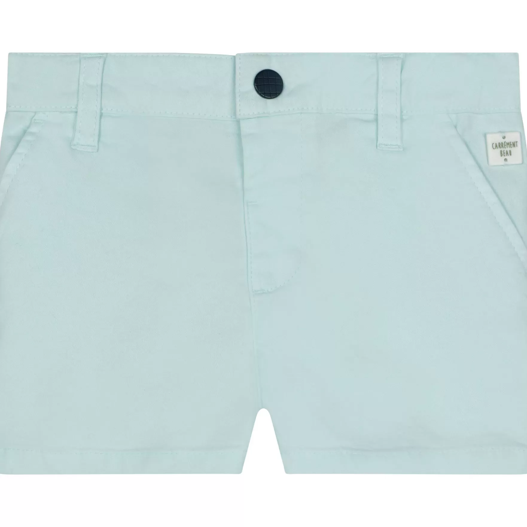 Jongen CARREMENT BEAU Effen Short Van Katoenen Twill