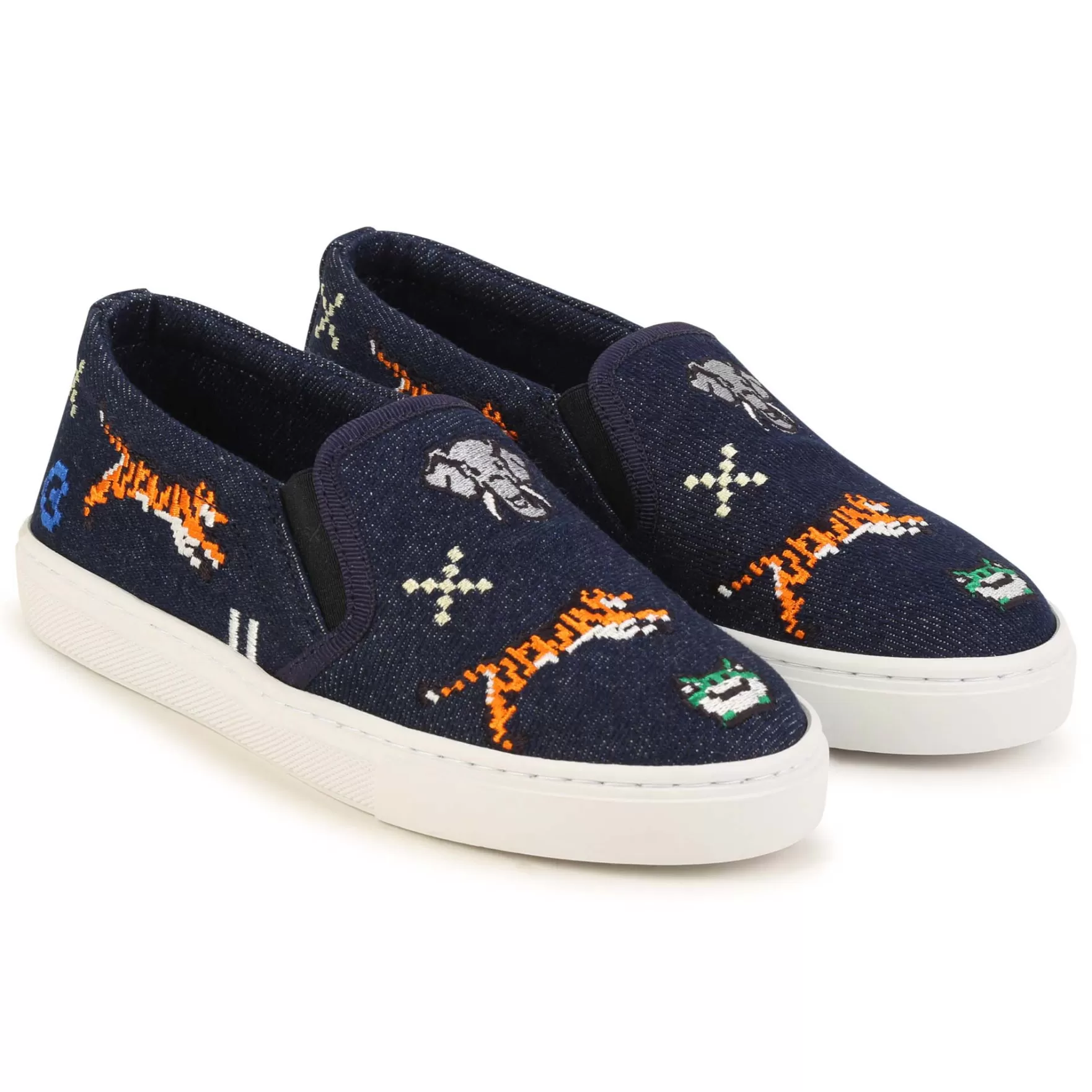 Jongen KENZO KIDS Elastische Canvas Sneakers