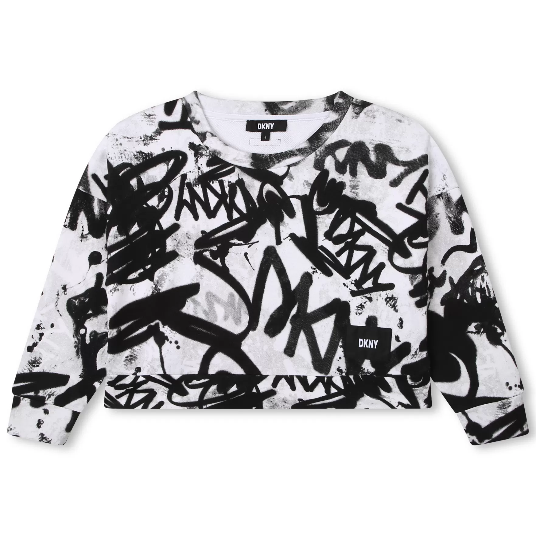 Meisje DKNY Fleece Sweater Met Print