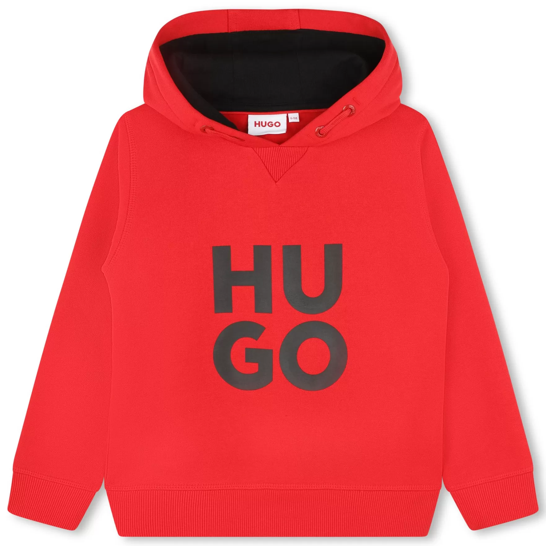 Jongen HUGO Fleece Sweater Met Print