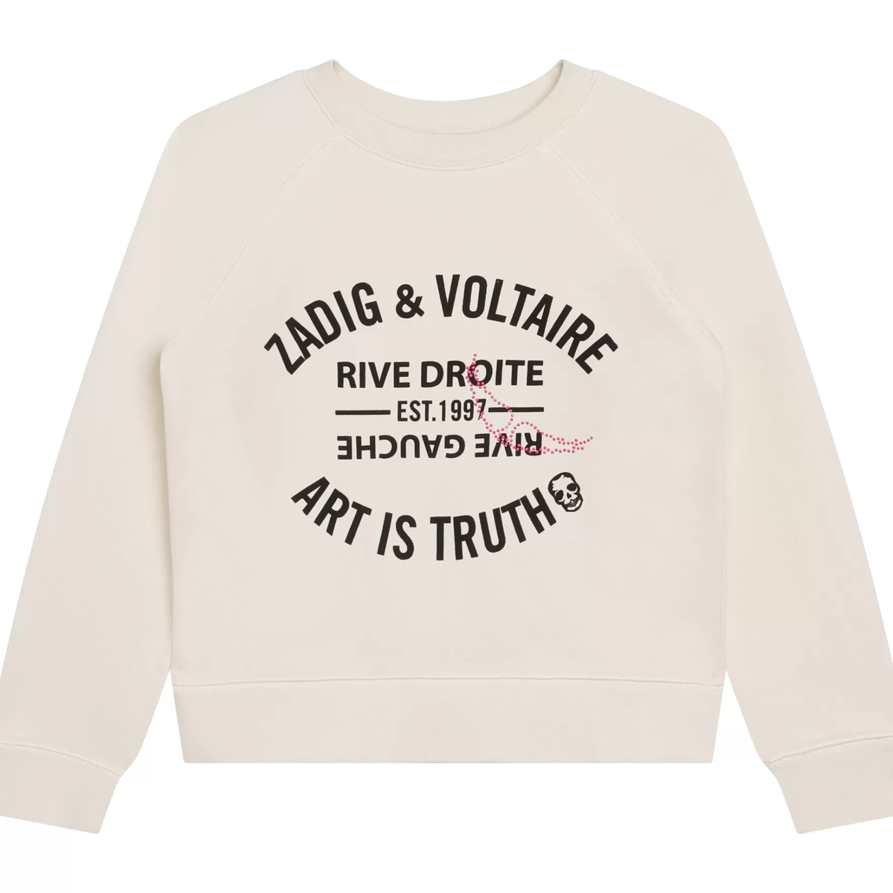 Meisje ZADIG & VOLTAIRE Fleece Sweater Van Katoen