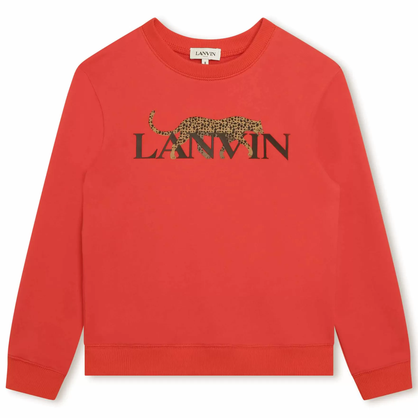 Jongen LANVIN Fleece Sweatshirt Met Logo