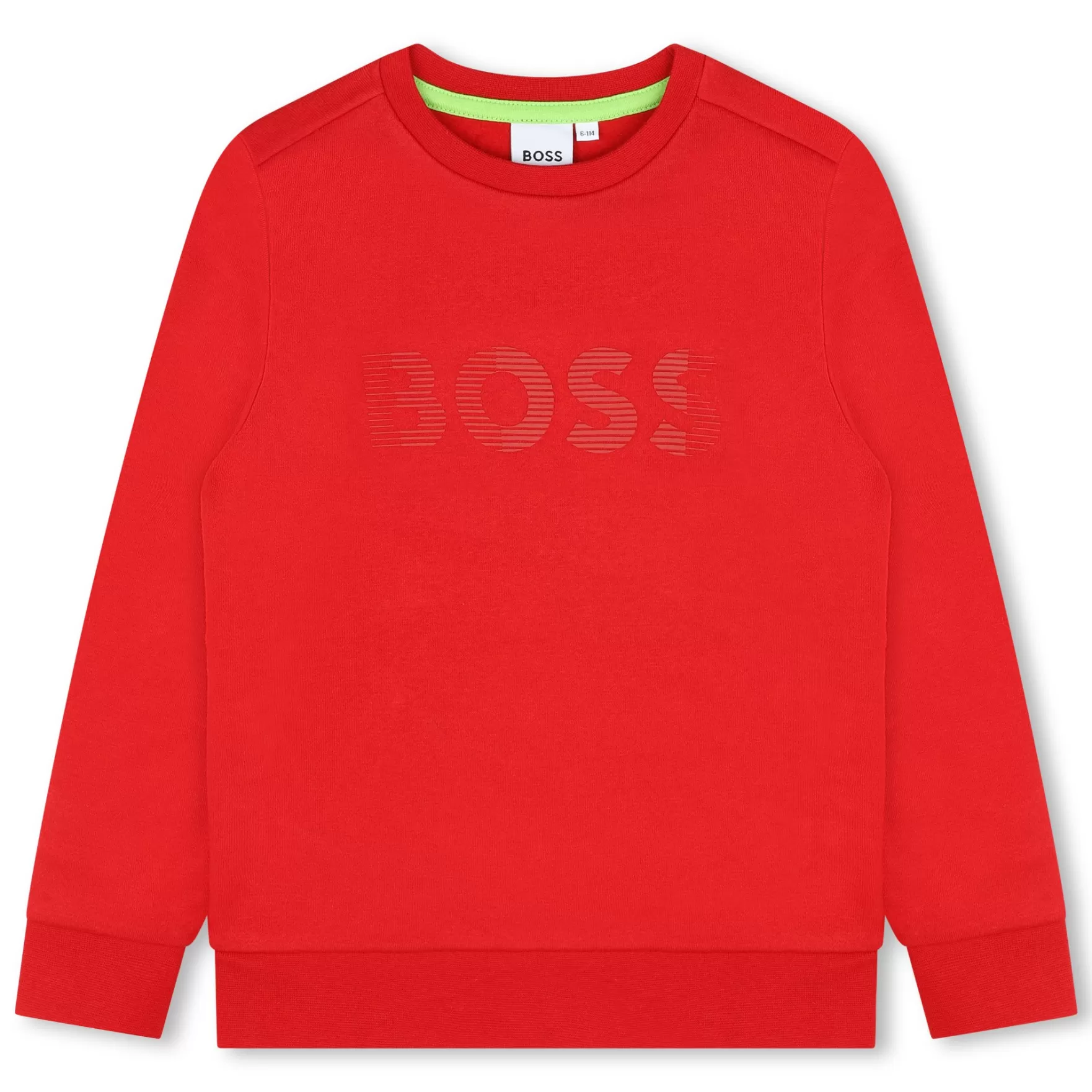 Jongen BOSS Fleece Sweatshirt Ronde Hals