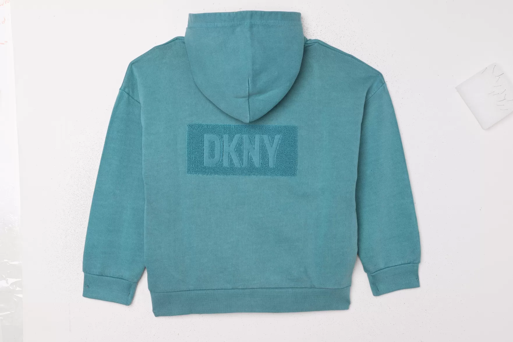 Jongen DKNY Fleece Vest Met Capuchon