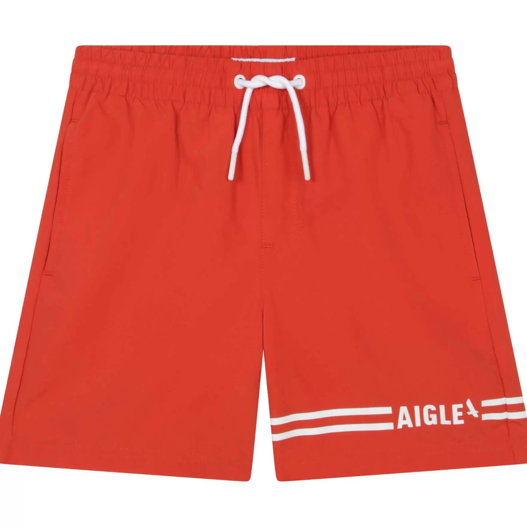 Jongen AIGLE Gestreepte Zwemshort Met Logo