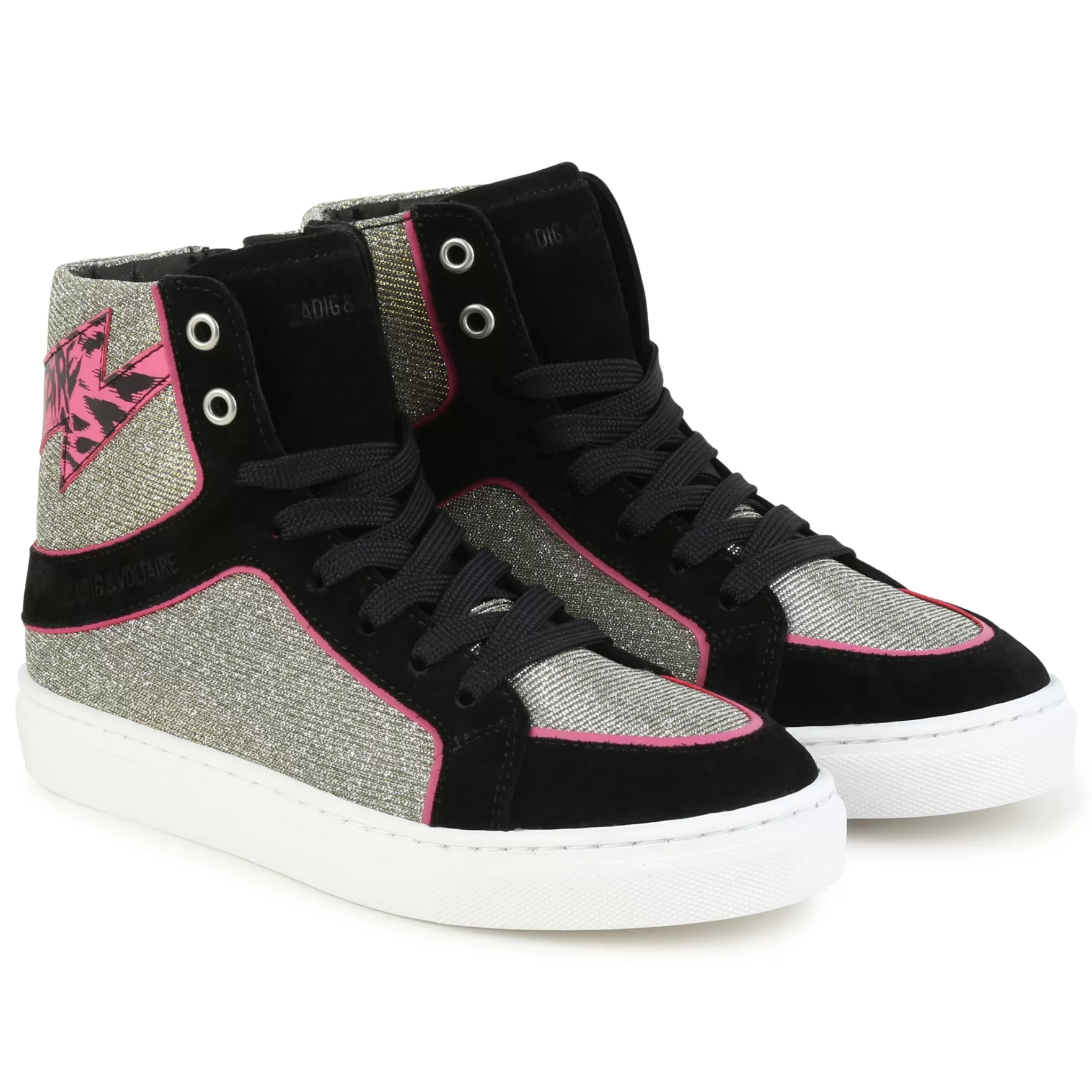 Meisje ZADIG & VOLTAIRE Hoge Sneakers Met Rits