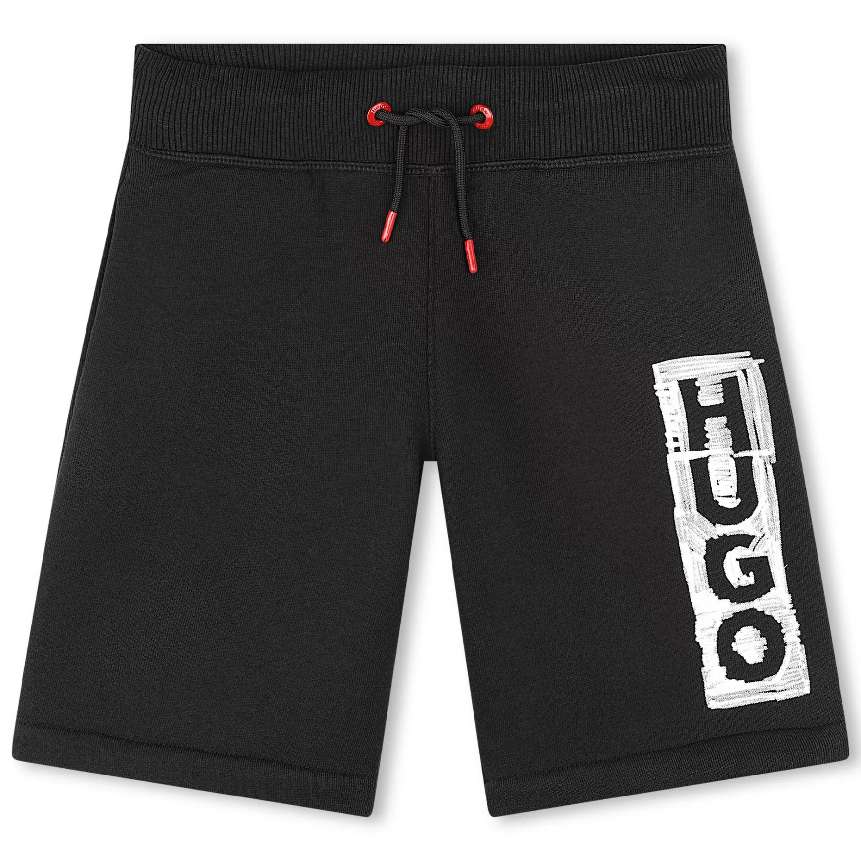 Jongen HUGO Joggingbermuda Met Logo