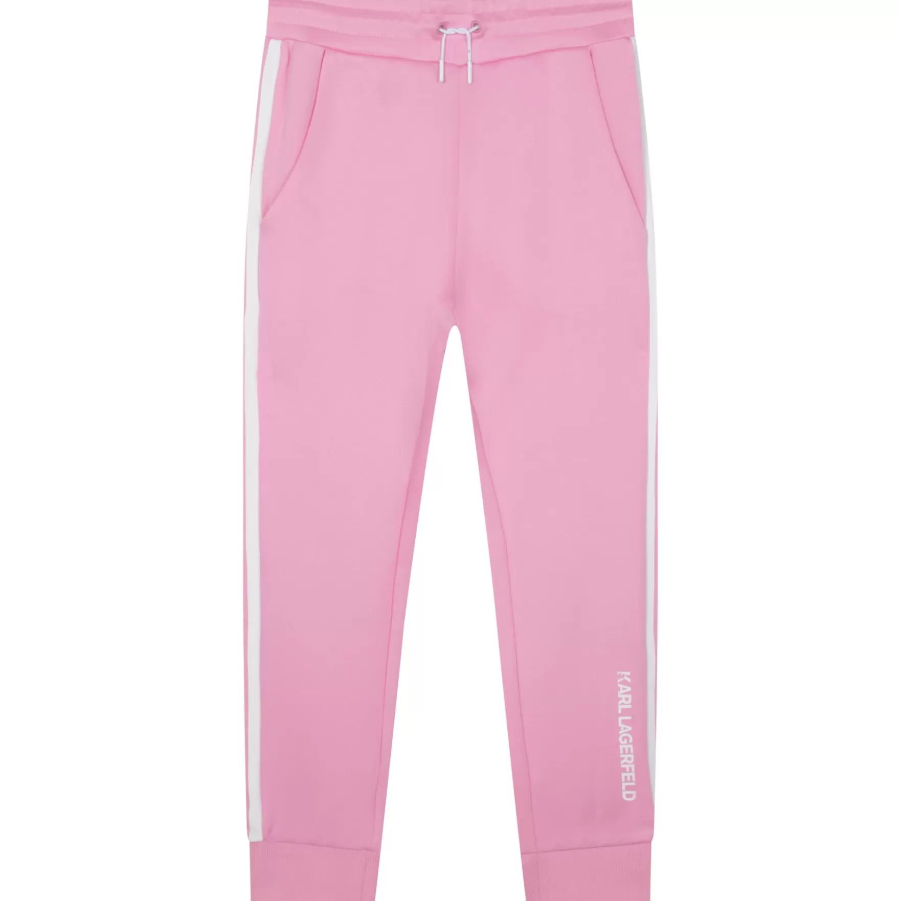 Meisje KARL LAGERFELD KIDS Joggingbroek Met Biezen