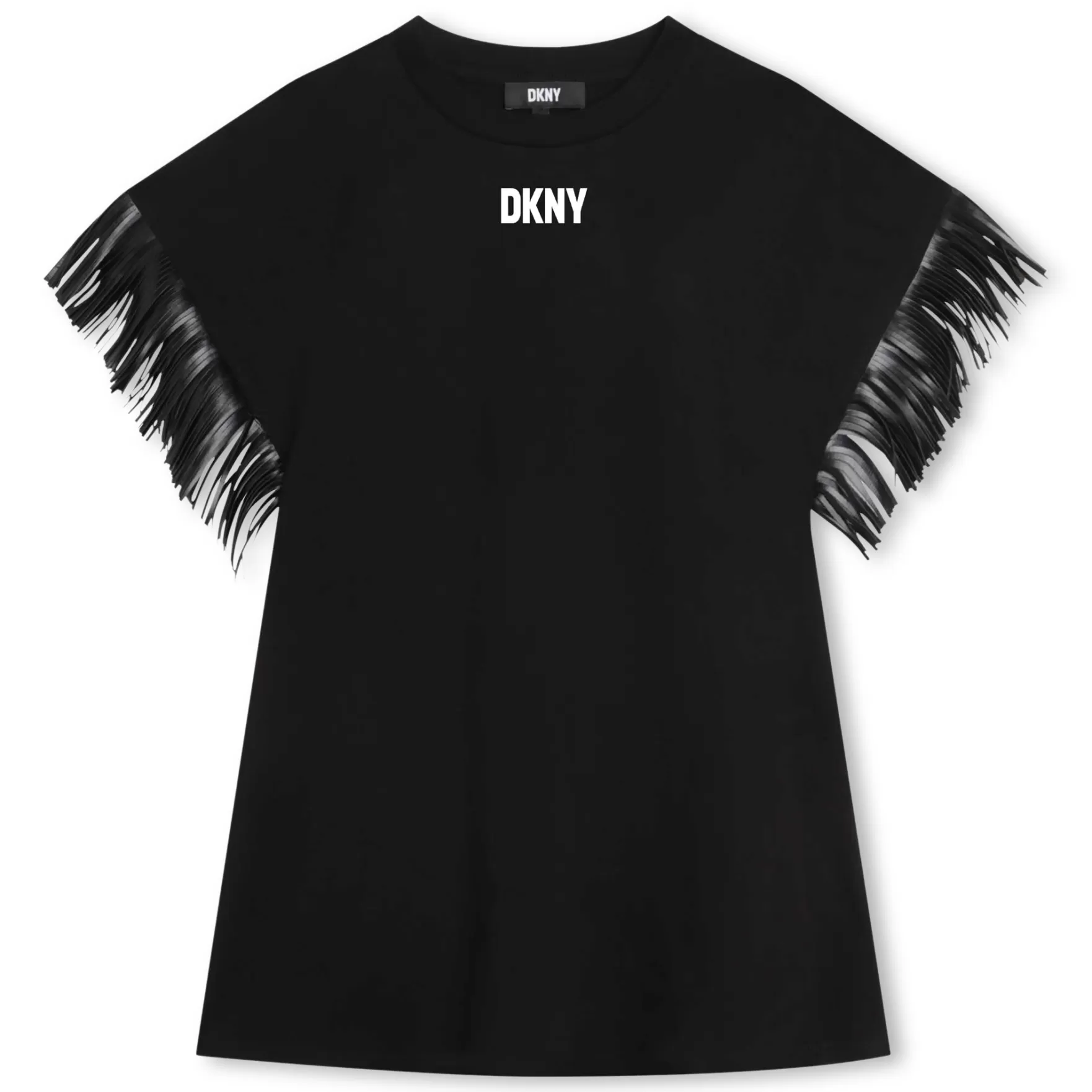 Meisje DKNY Jurk Met Franjes