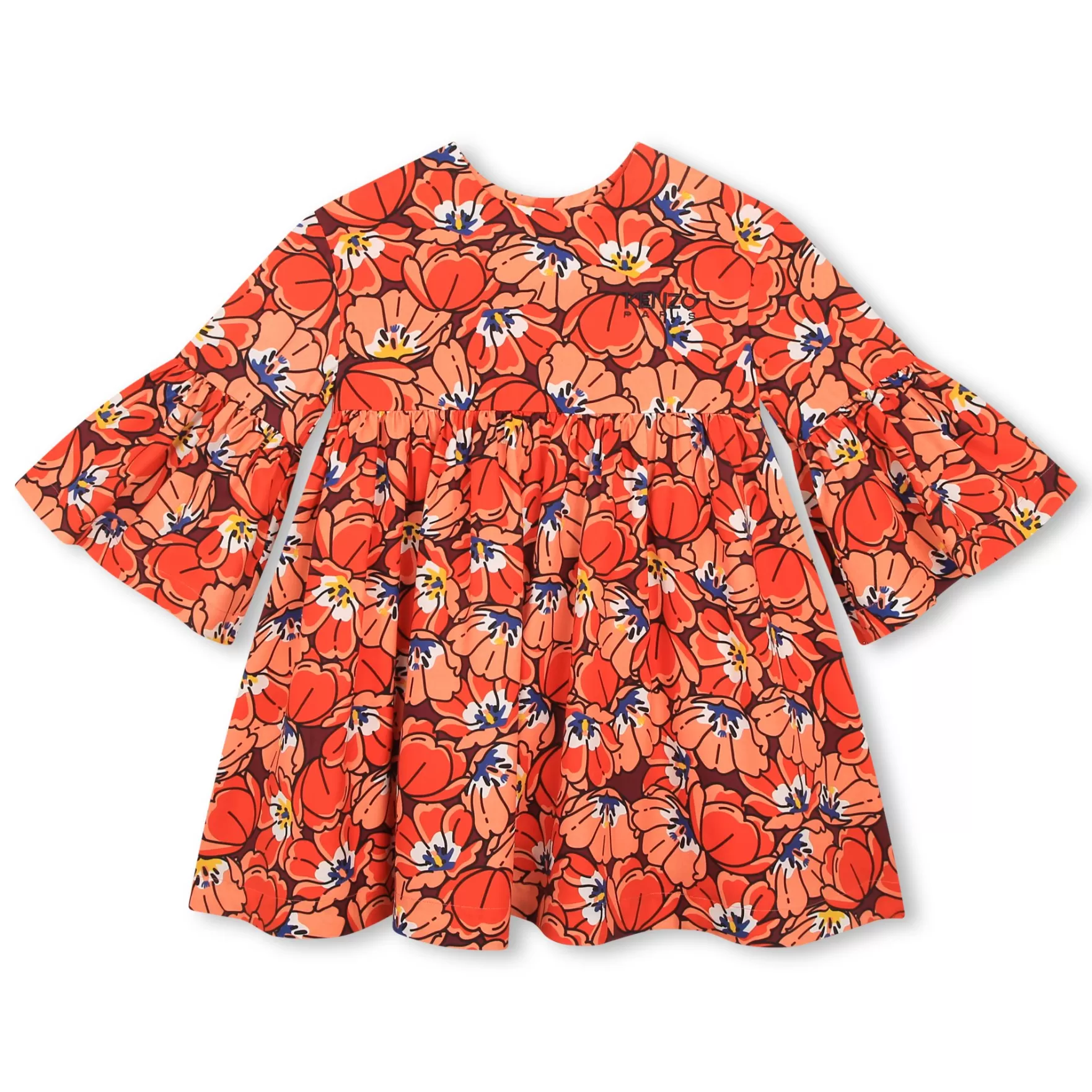 Meisje KENZO KIDS Jurk Met Rits En Bloemenprint