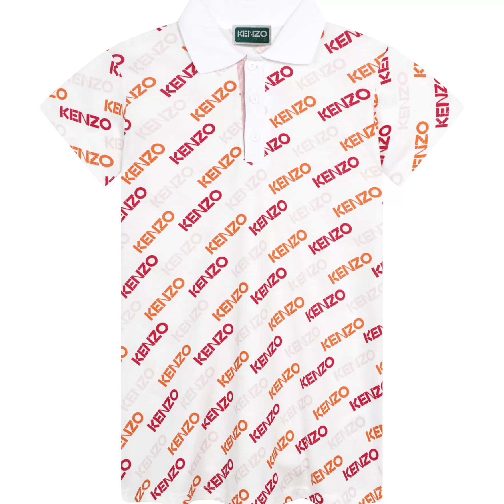 Meisje KENZO KIDS Katoenen Polojurk Met Print