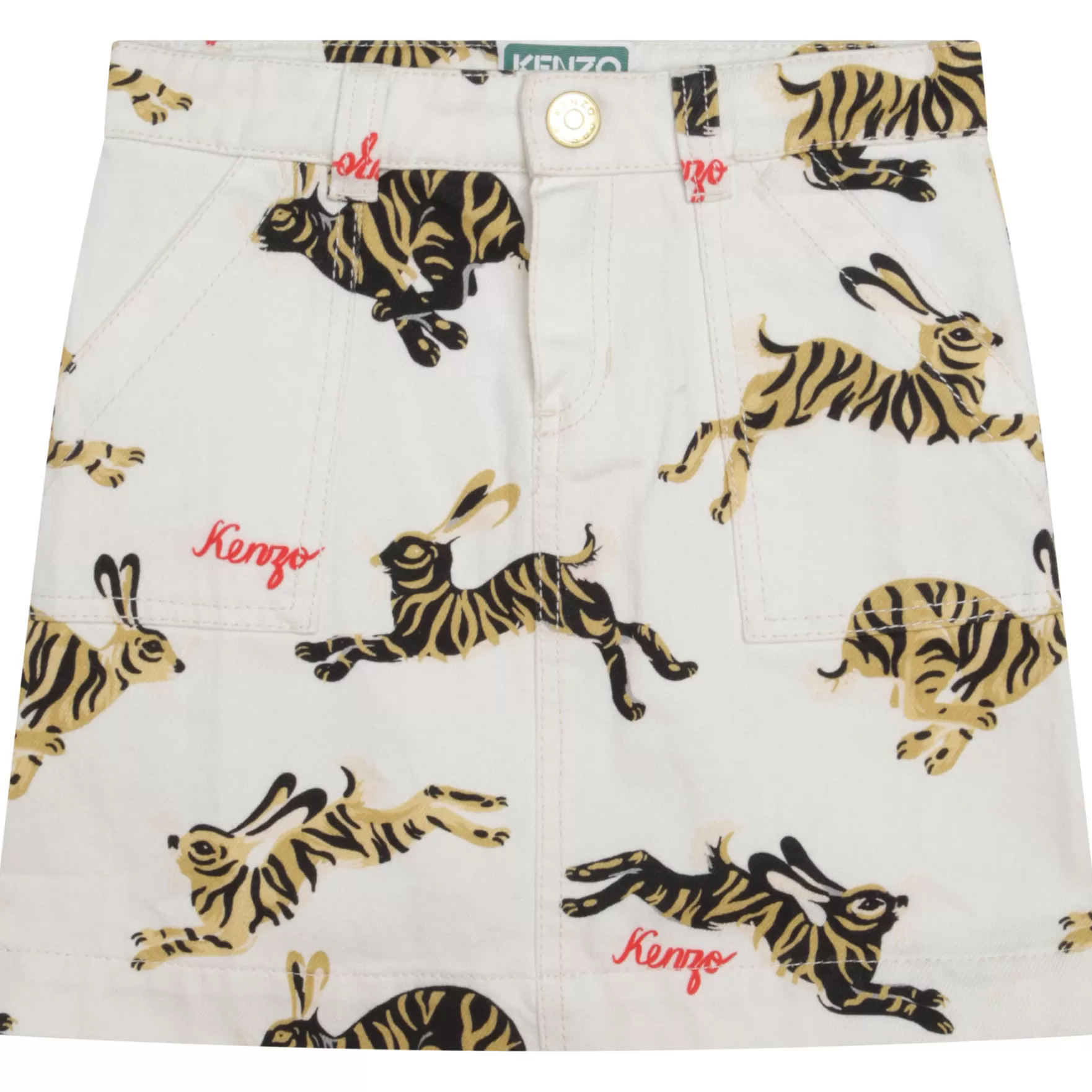 Meisje KENZO KIDS Katoenen Rok Met Print