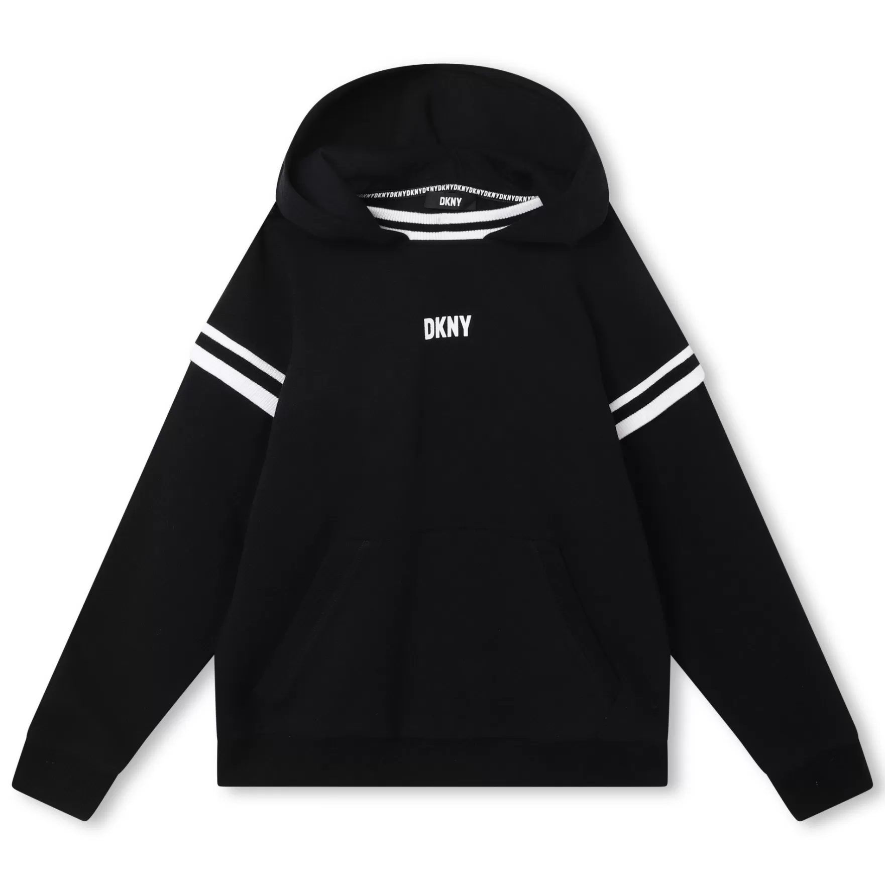 Jongen DKNY Katoenen Sweatshirt Met Kap