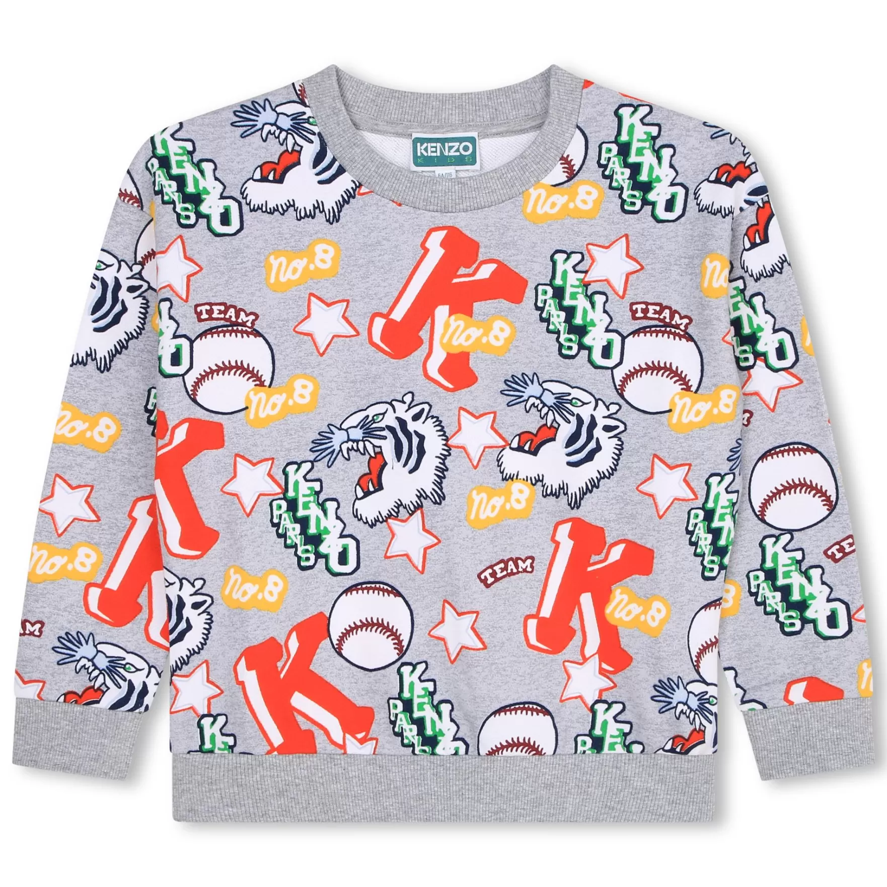 Jongen KENZO KIDS Katoenen Sweatshirt Met Print