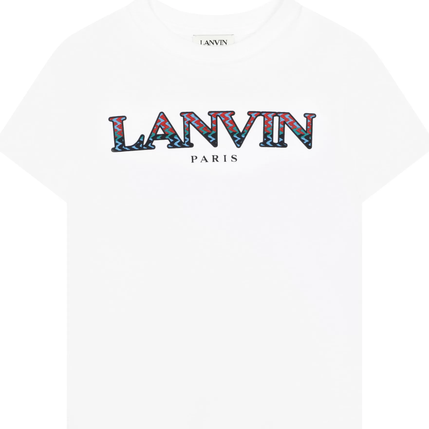 Jongen LANVIN Katoenen T-Shirt Korte Mouw