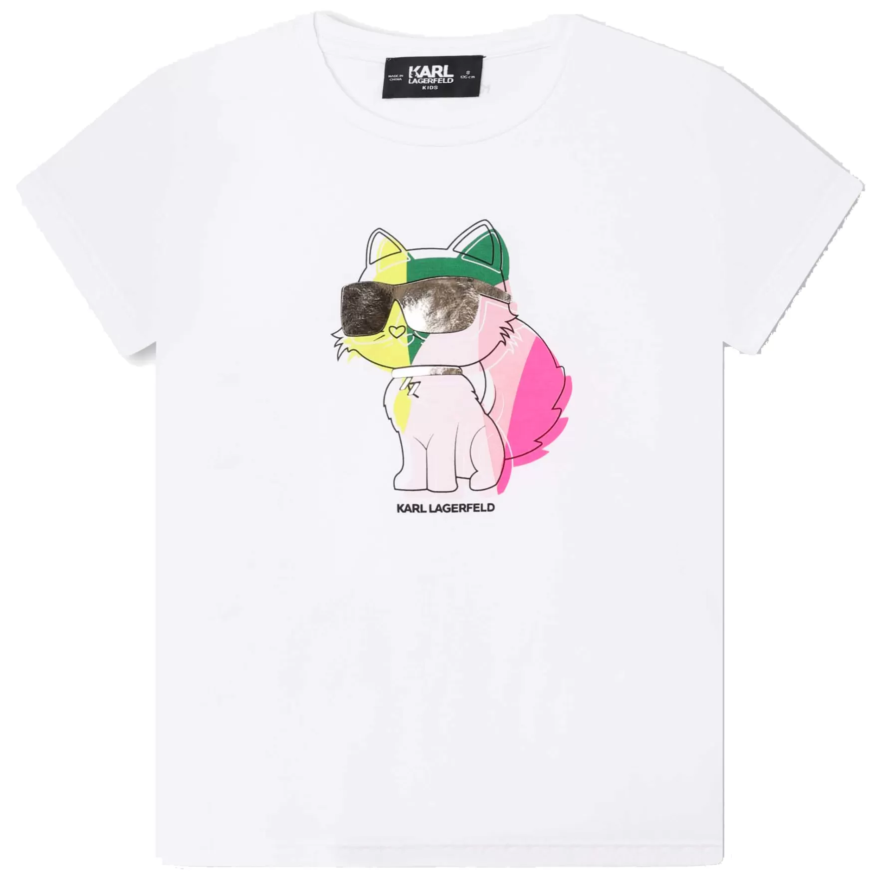 Meisje KARL LAGERFELD KIDS Katoenen T-Shirt Korte Mouwen