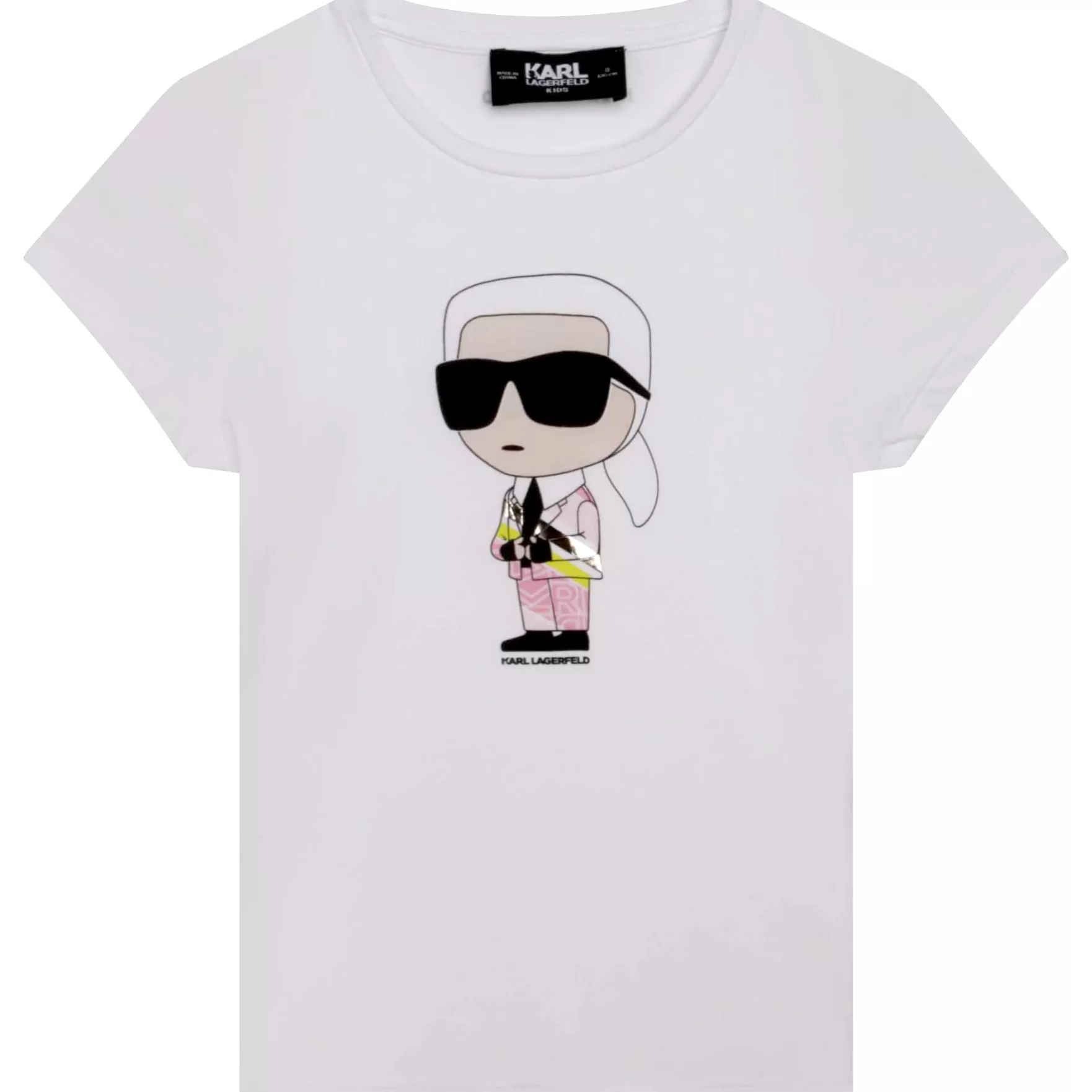 Meisje KARL LAGERFELD KIDS Katoenen T-Shirt Korte Mouwen