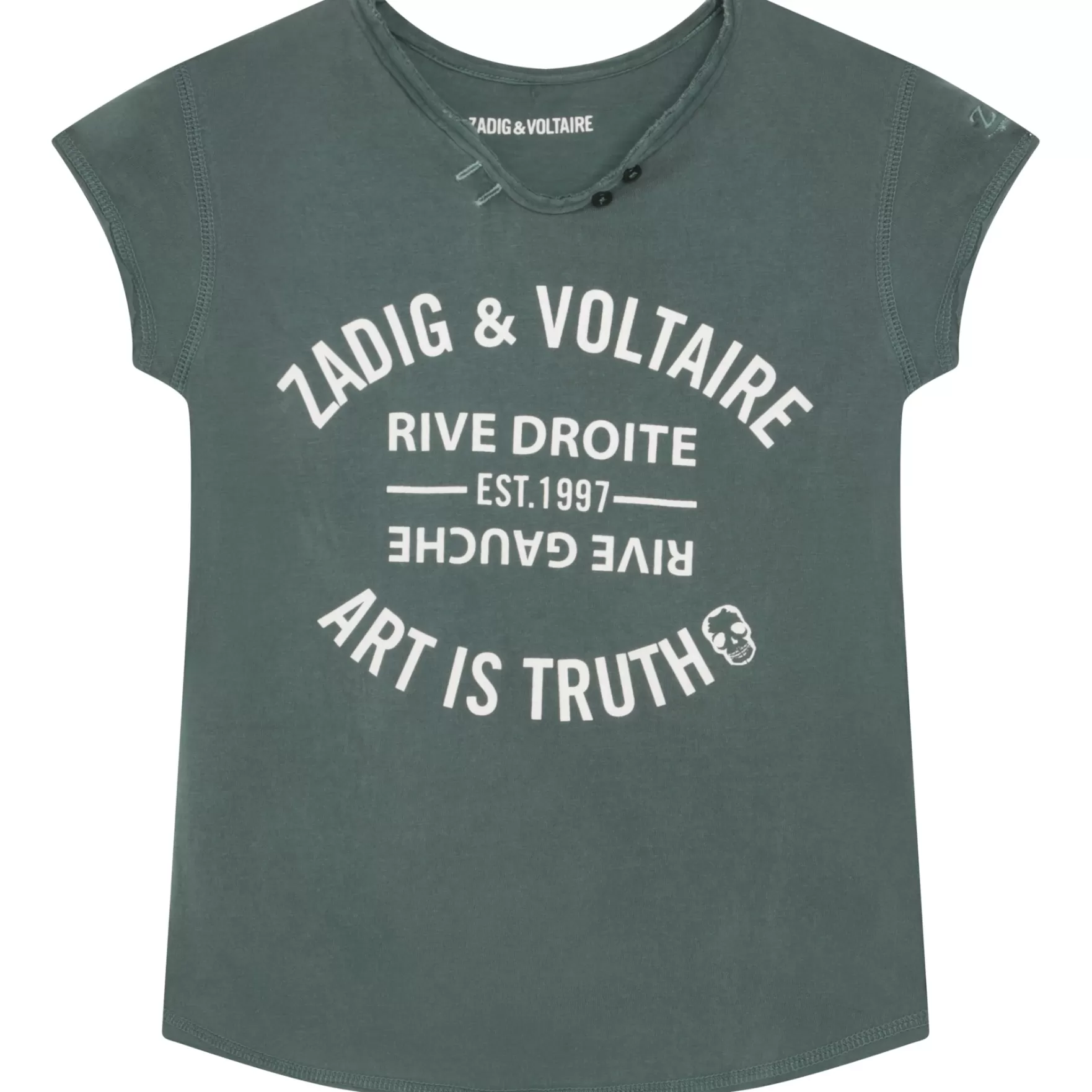 Meisje ZADIG & VOLTAIRE Katoenen T-Shirt Lange Mouwen