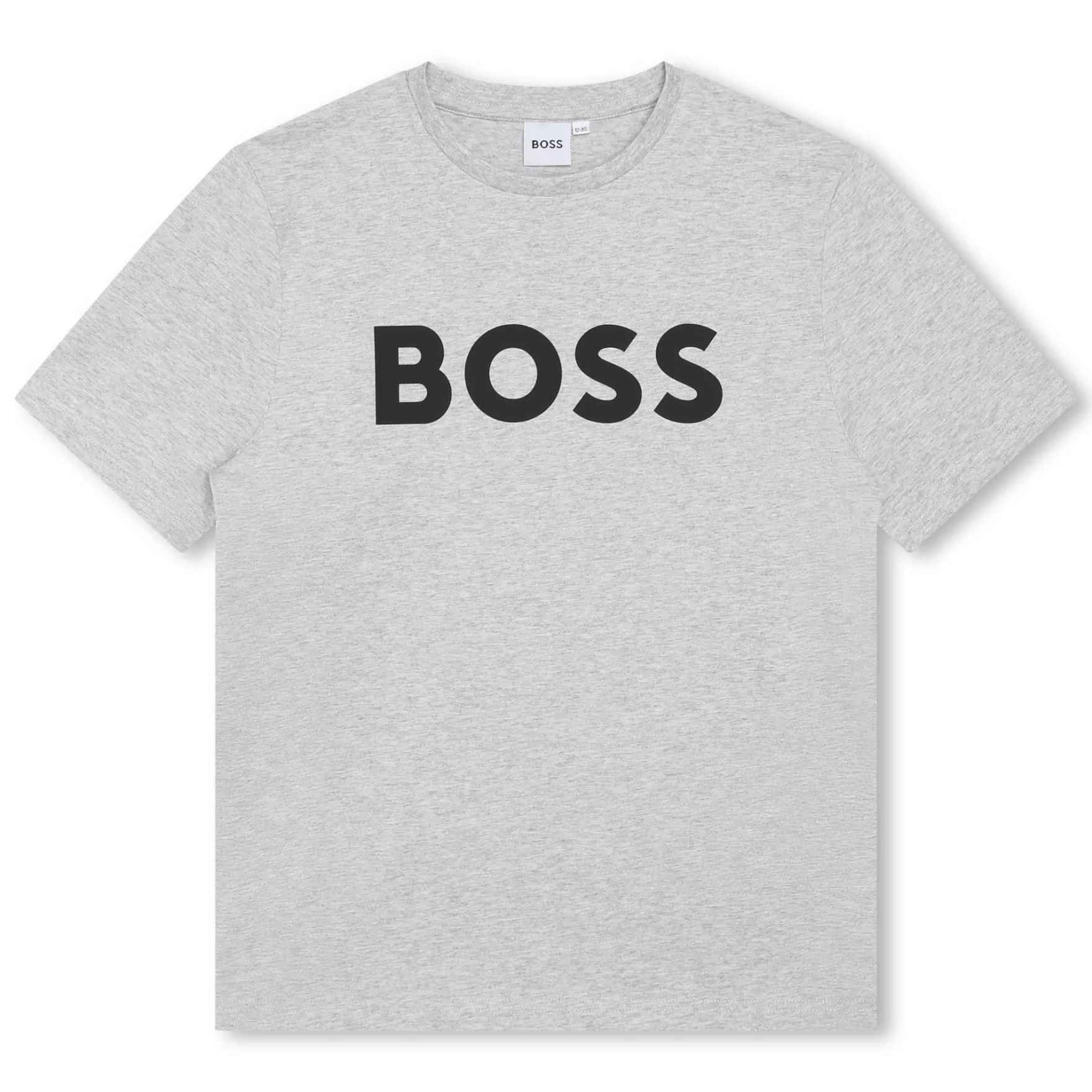 Jongen BOSS Katoenen T-Shirt Met Logo