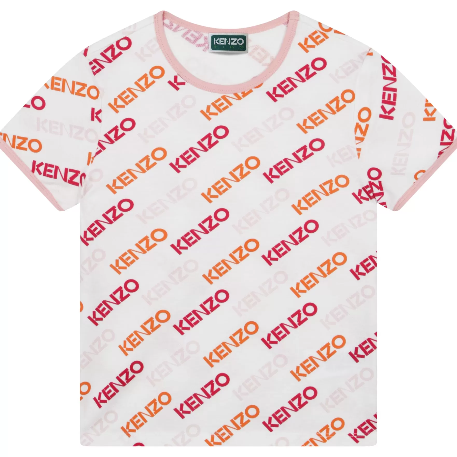 Meisje KENZO KIDS Katoenen T-Shirt Met Print