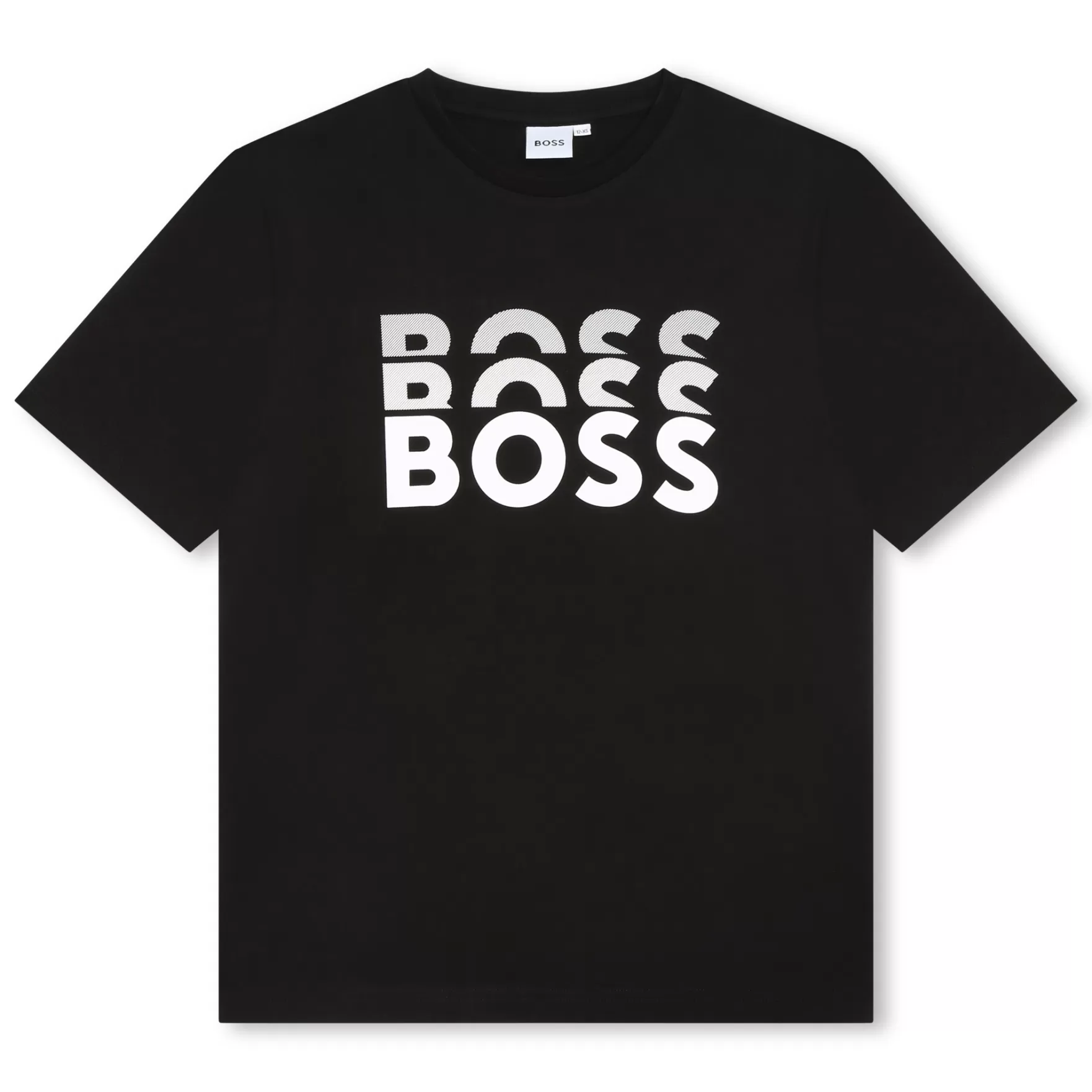 Jongen BOSS Katoenen T-Shirt Met Print