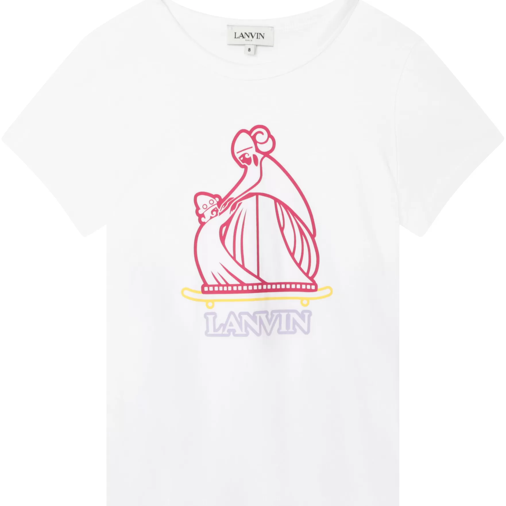 Meisje LANVIN Katoenen T-Shirt Met Print