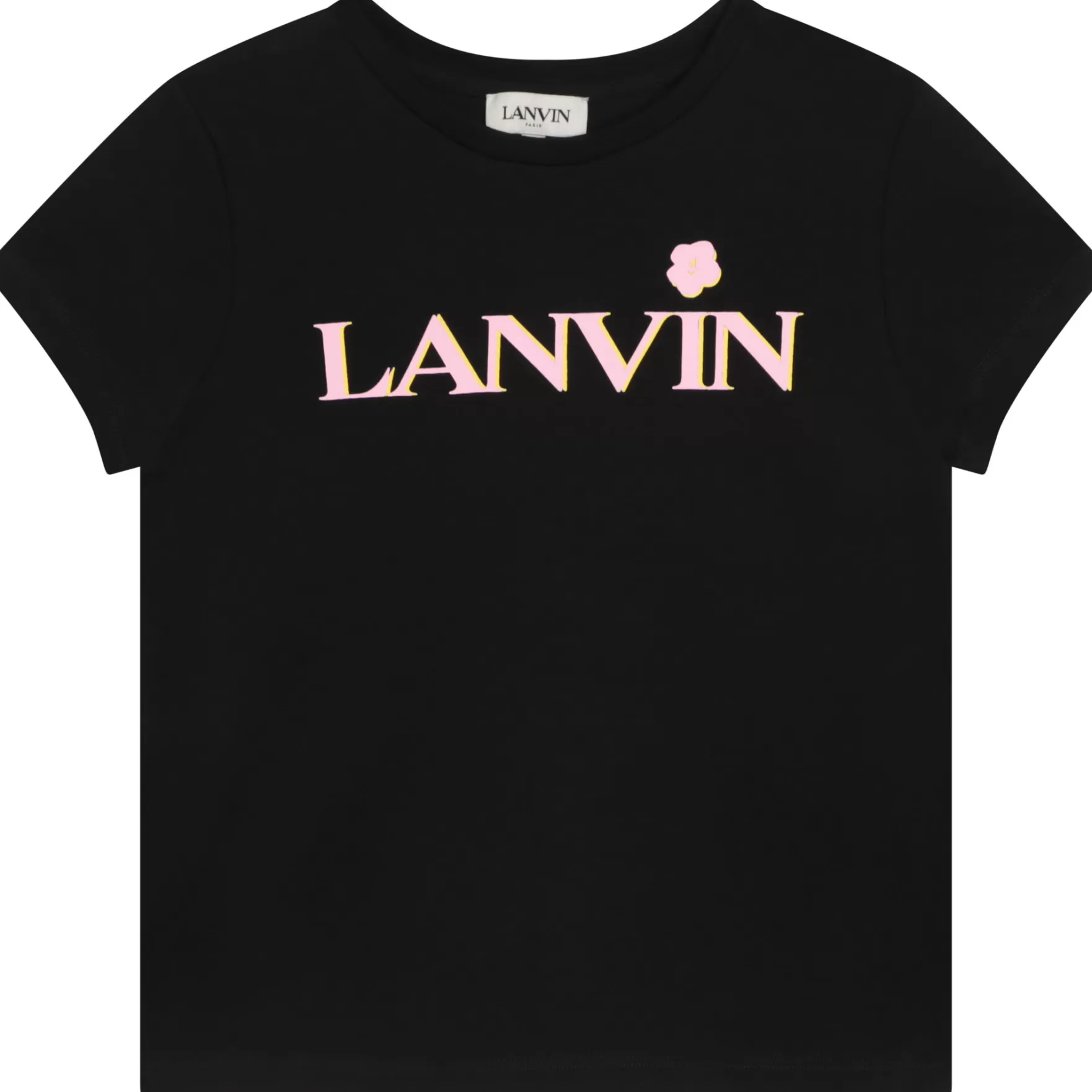 Meisje LANVIN Katoenen T-Shirt Met Print