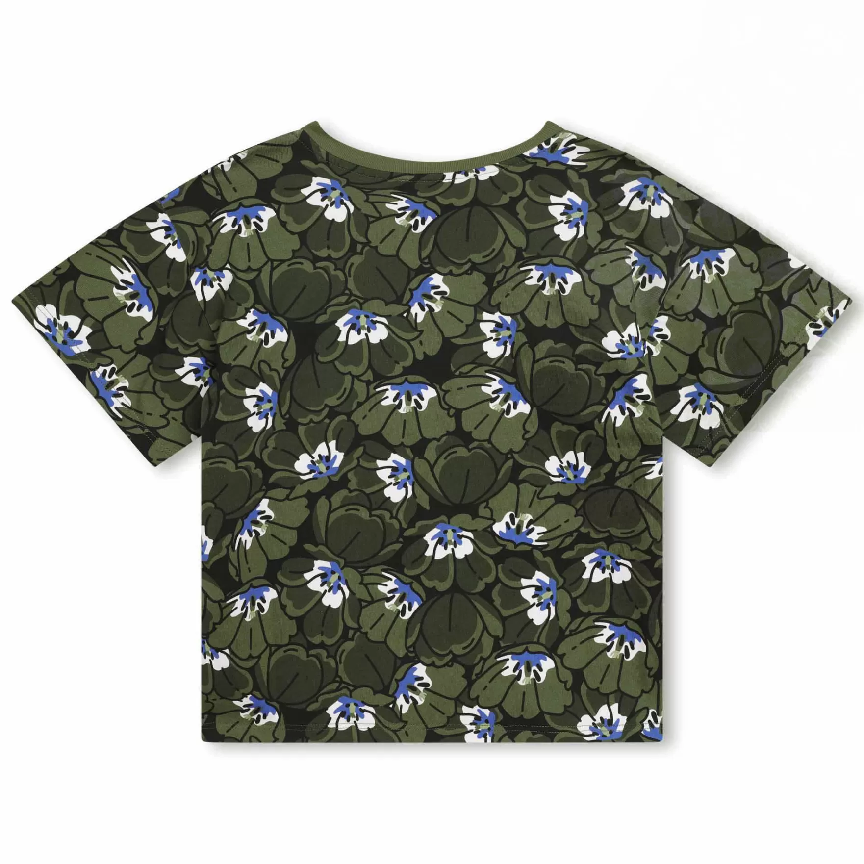 Jongen KENZO KIDS Katoenen T-Shirt Met Print