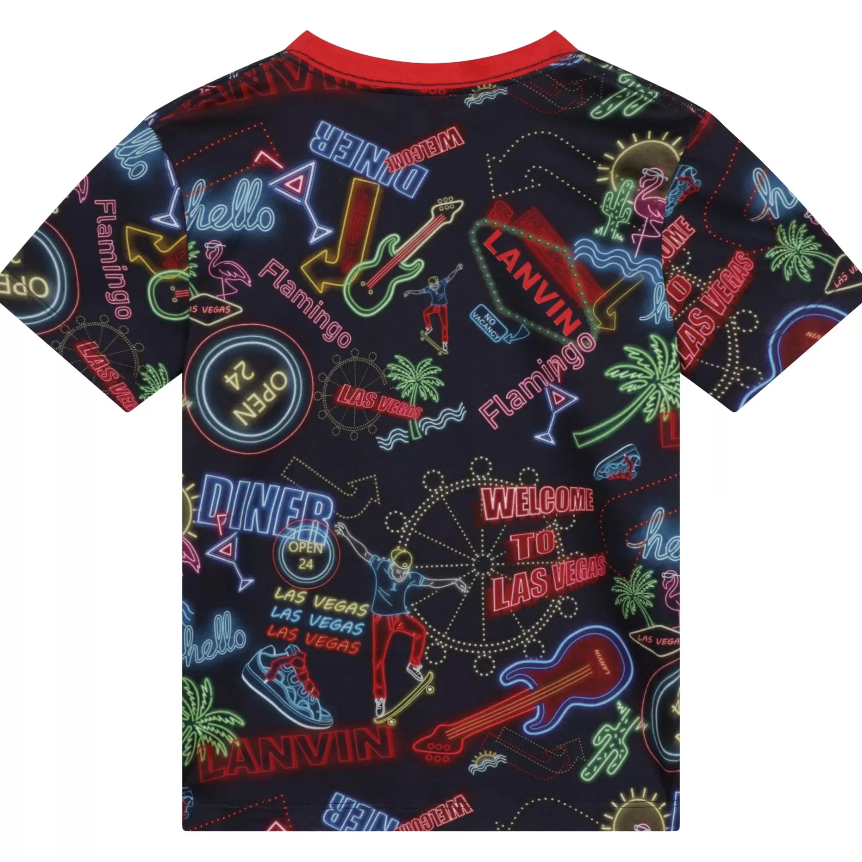 Jongen LANVIN Katoenen T-Shirt Met Print