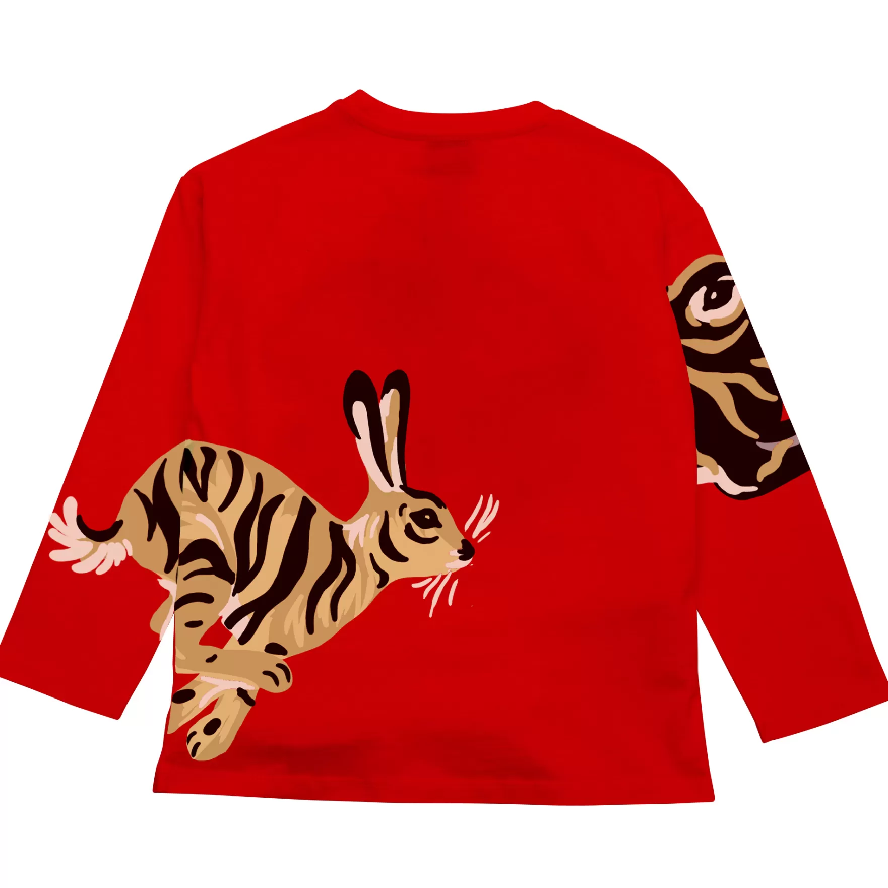 Jongen KENZO KIDS Katoenen T-Shirt Met Print