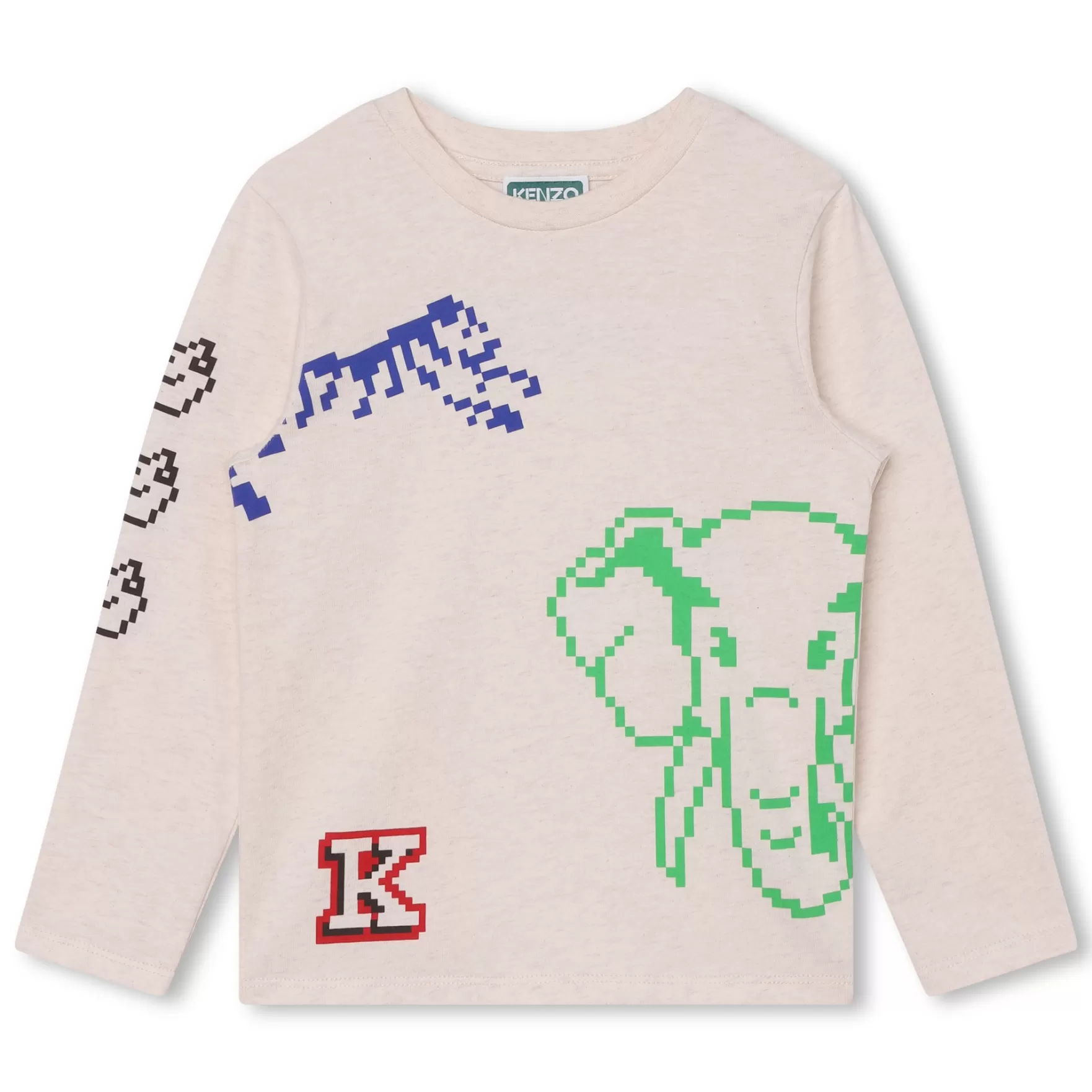 Jongen KENZO KIDS Katoenen T-Shirt Met Prints