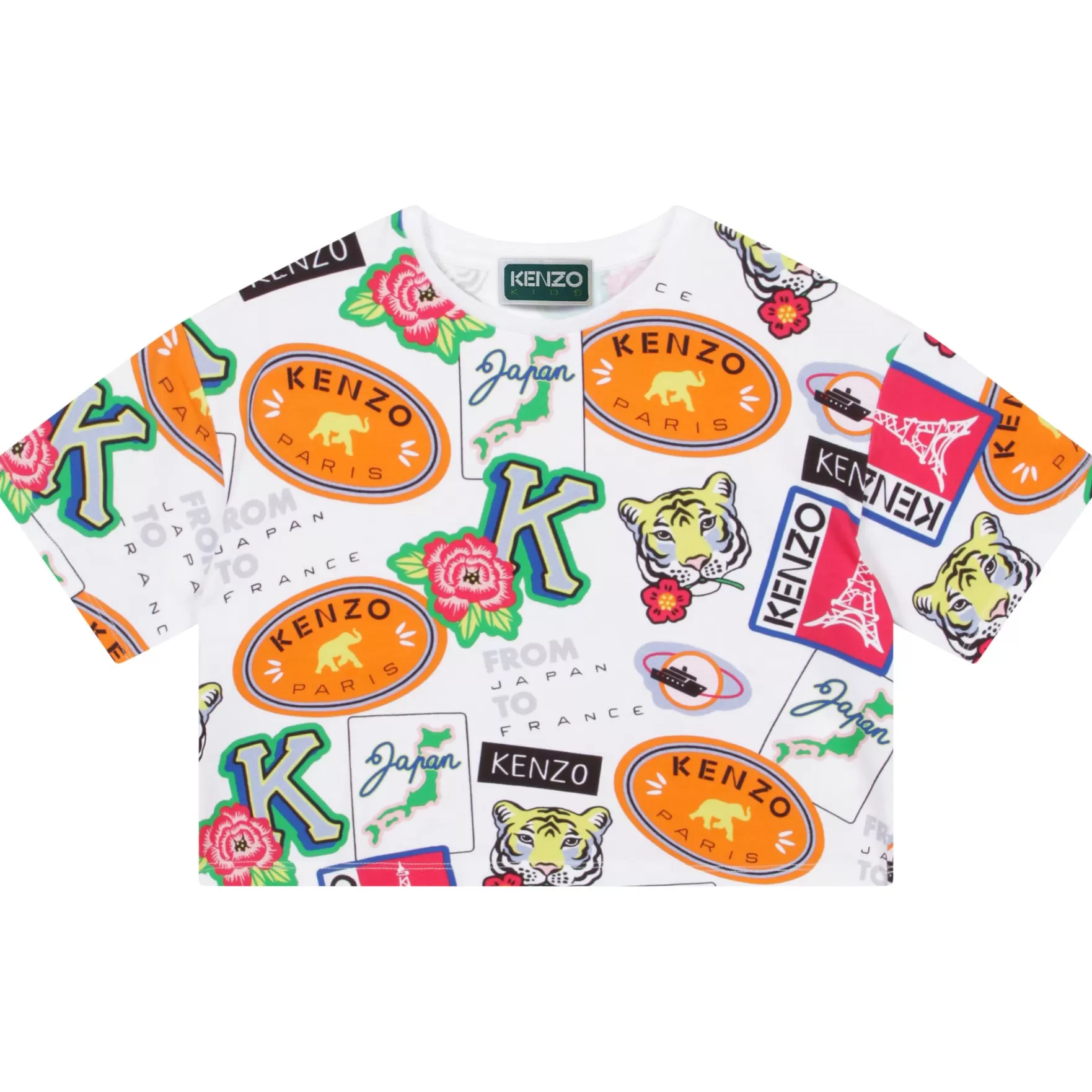 Meisje KENZO KIDS Kort T-Shirt Met Print