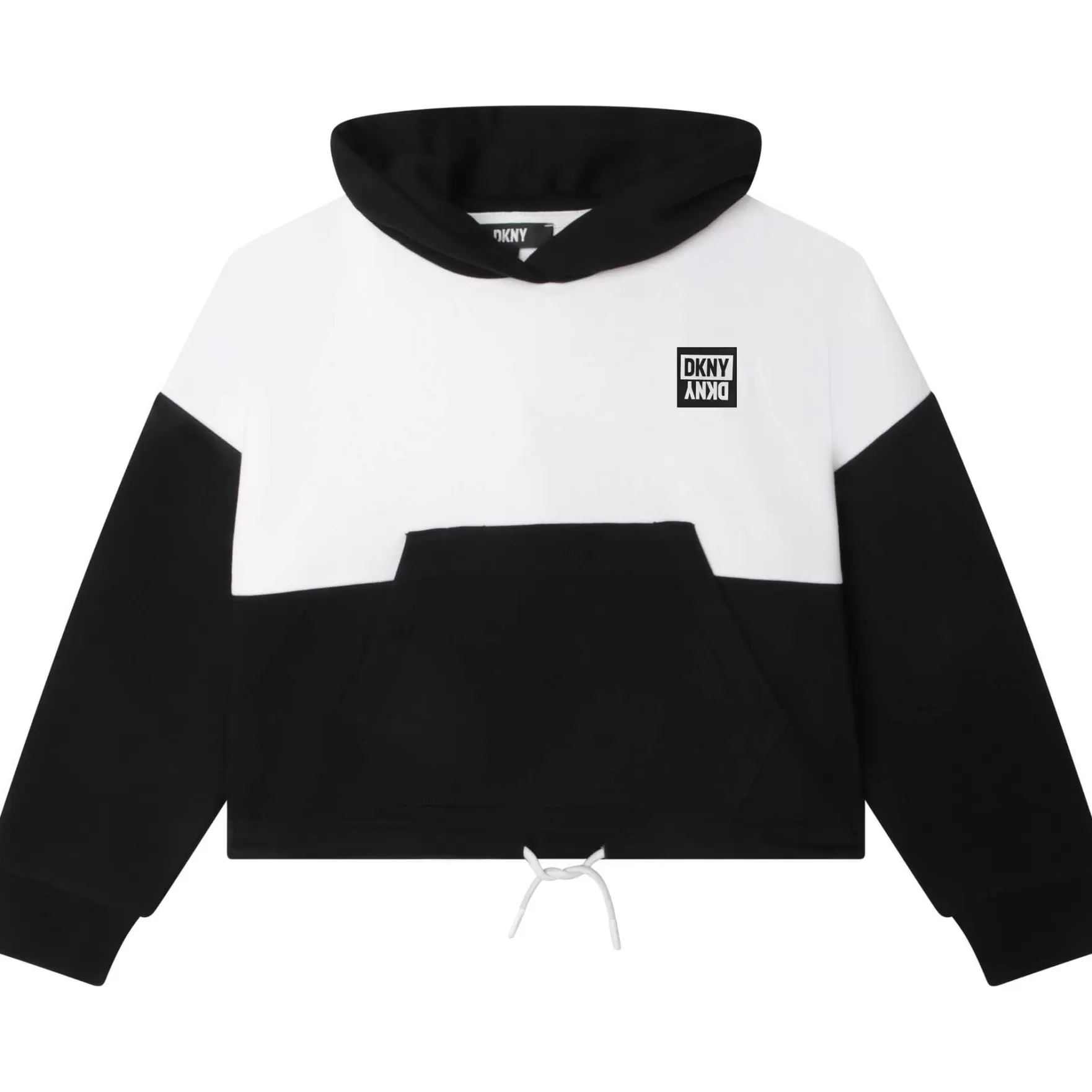 Meisje DKNY Korte Sweater Met Capuchon