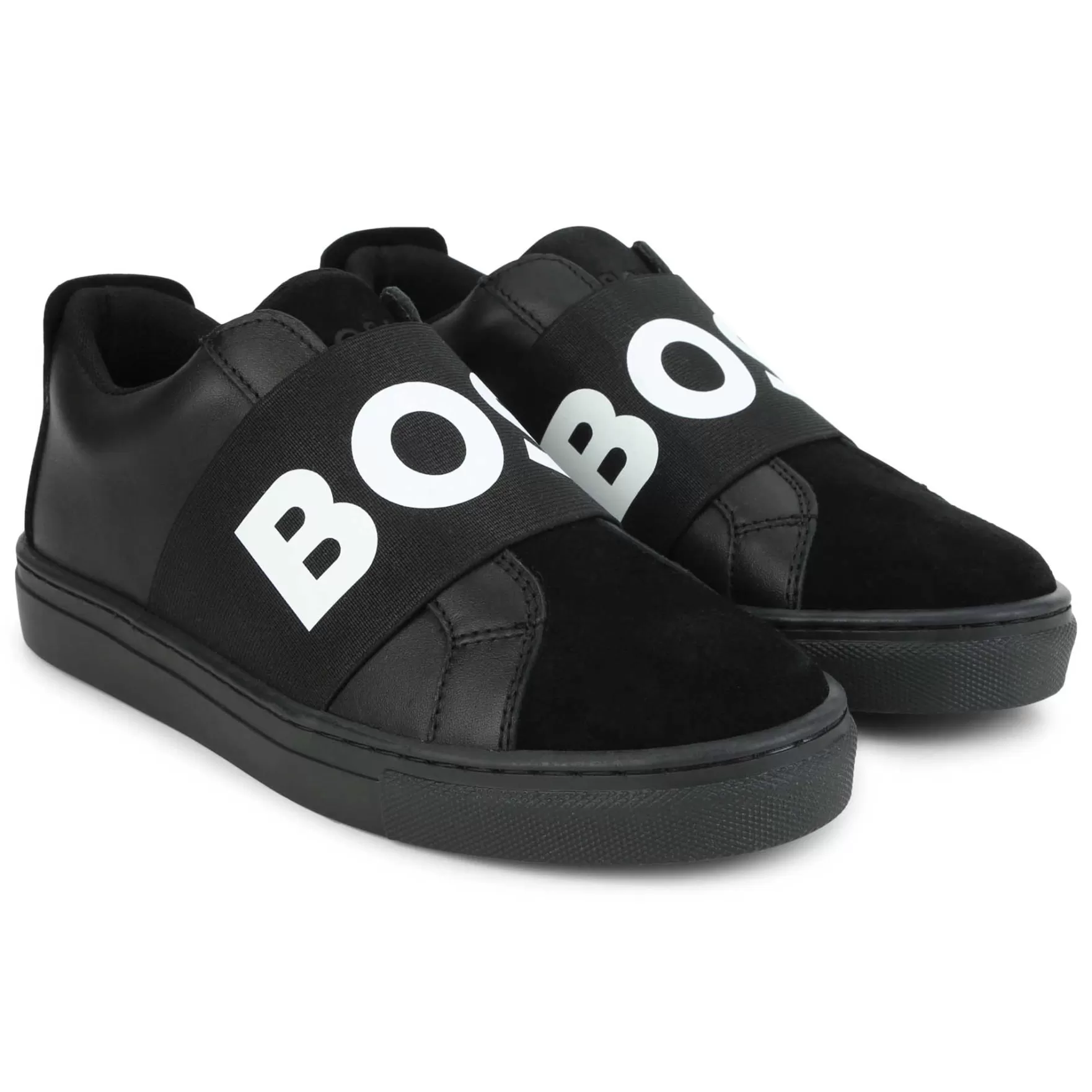 Jongen BOSS Lage Sneakers Met Elastiek