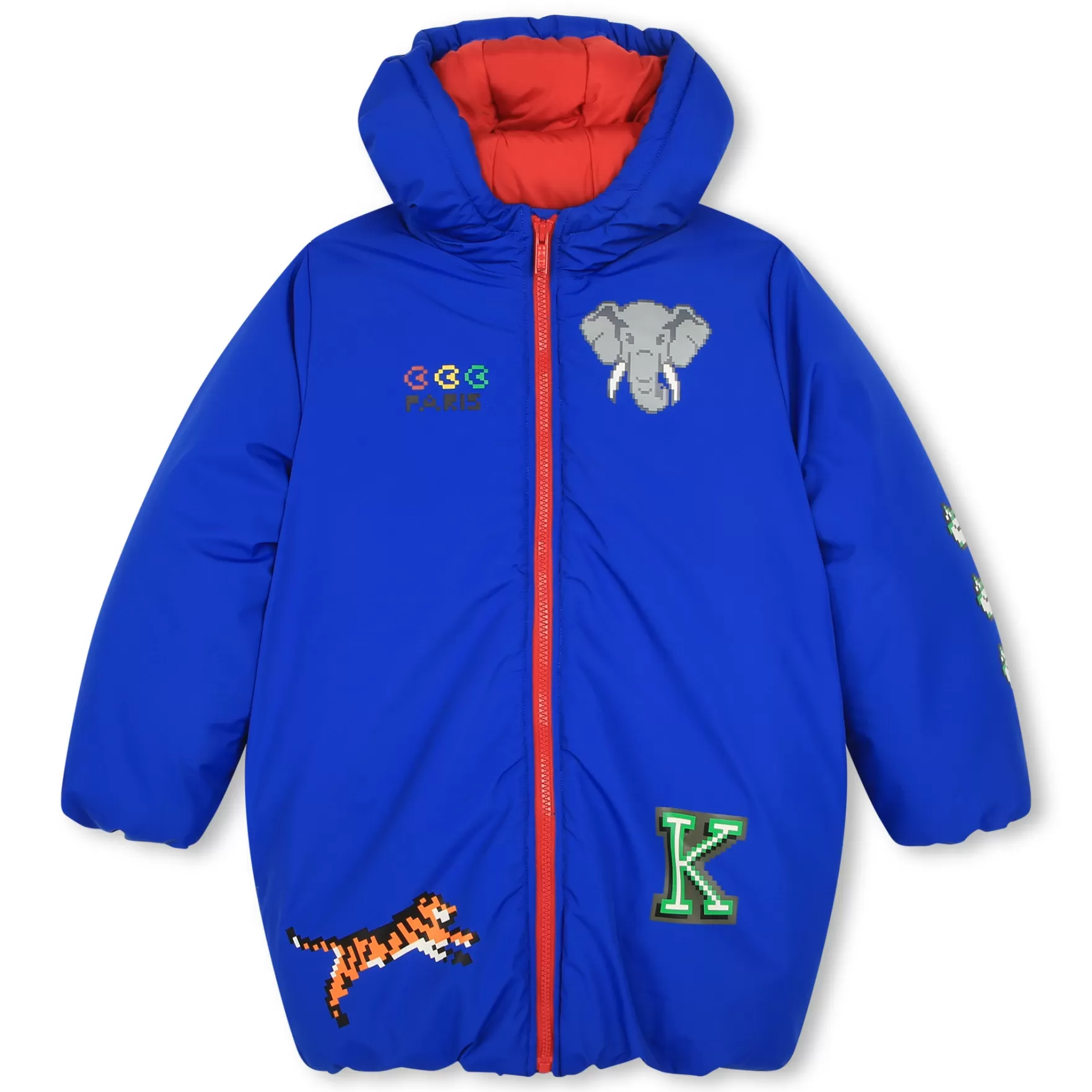 Jongen KENZO KIDS Lange Waterdichte Anorak