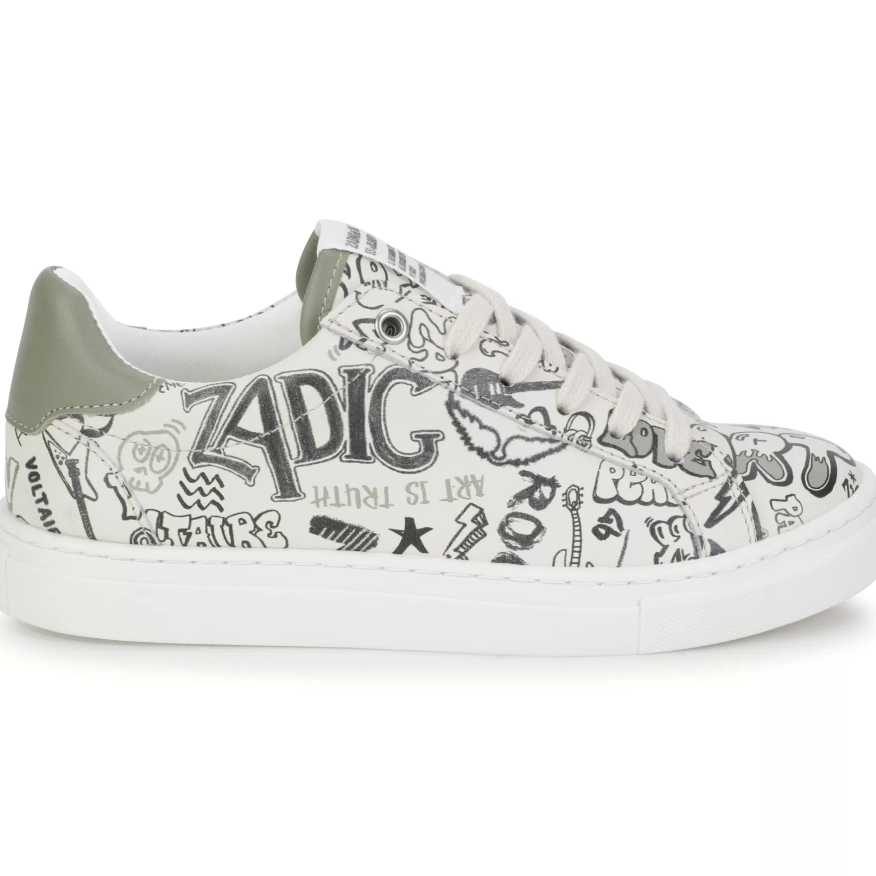 Jongen ZADIG & VOLTAIRE Lederen Sneakers Met Print