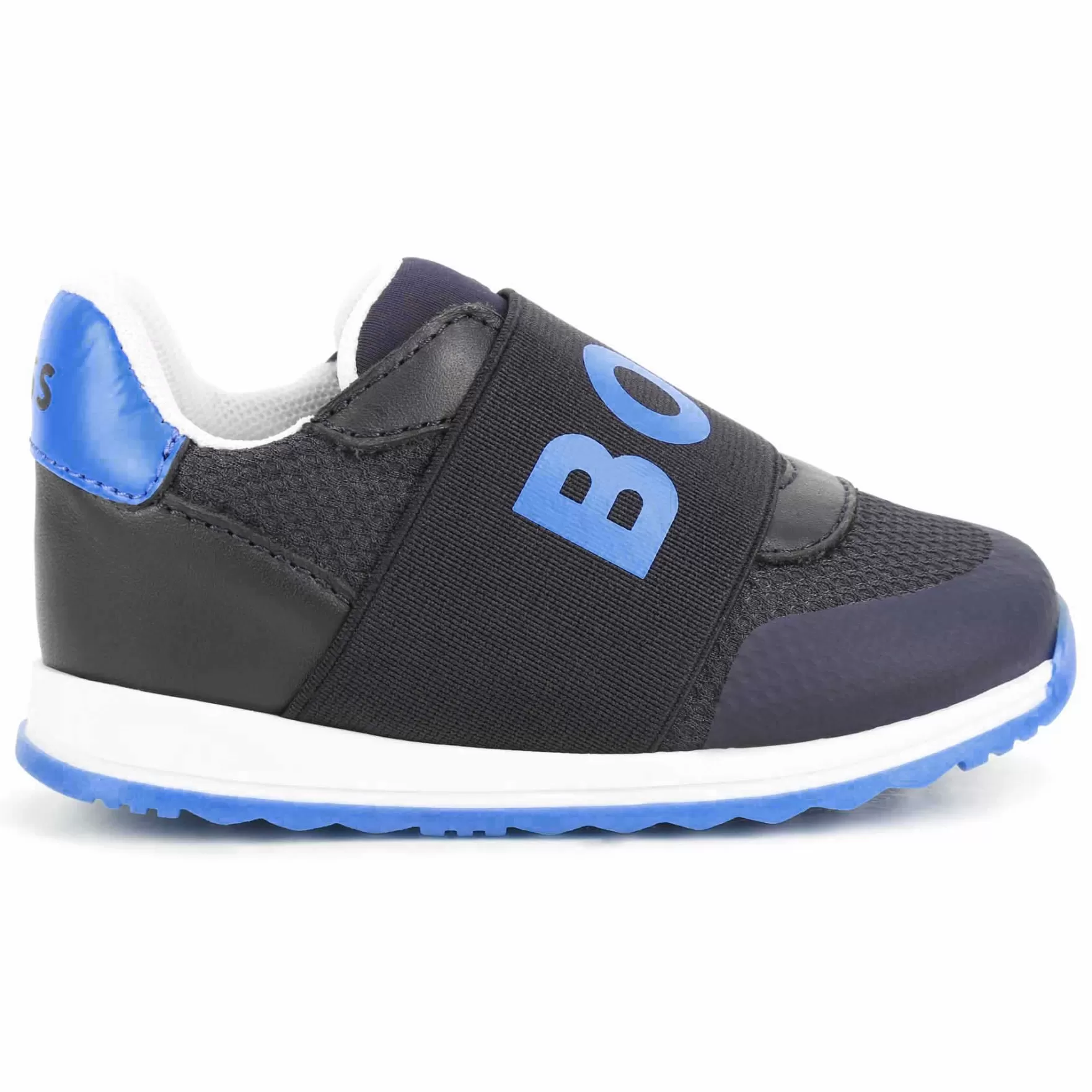 Jongen BOSS Leren Sneakers Met Elastiek