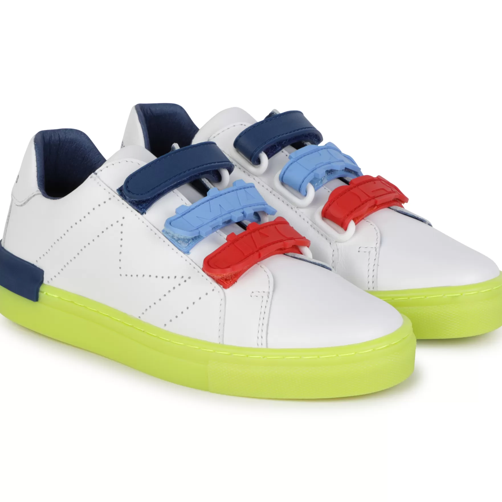 Jongen MARC JACOBS Leren Sneakers Met Klittenband