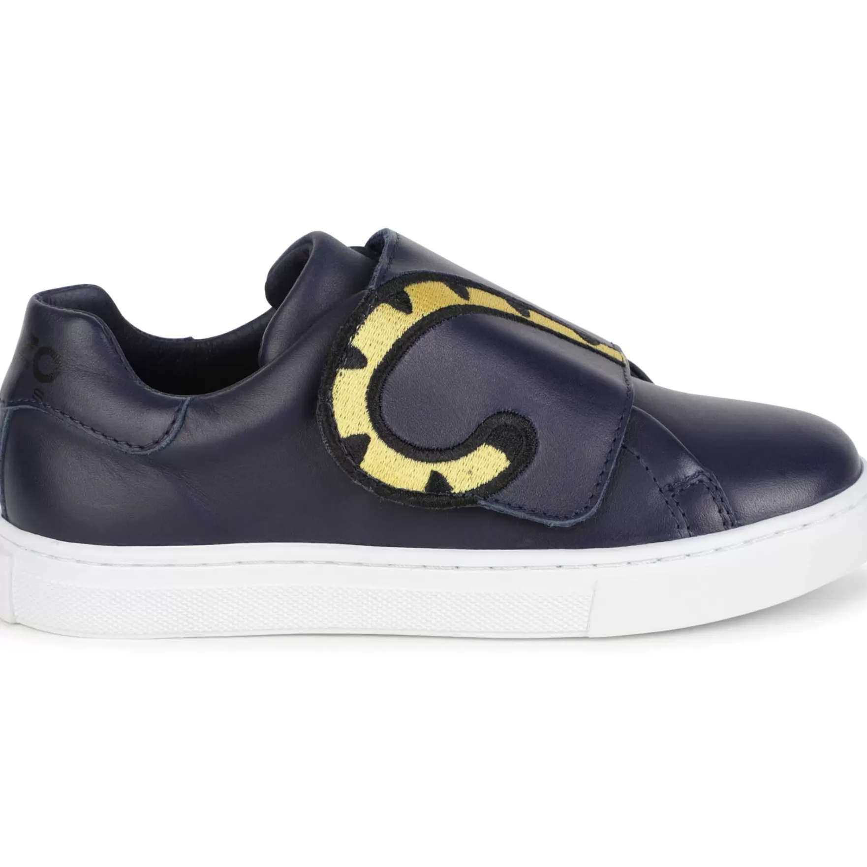 Jongen KENZO KIDS Leren Sneakers Met Klittenband