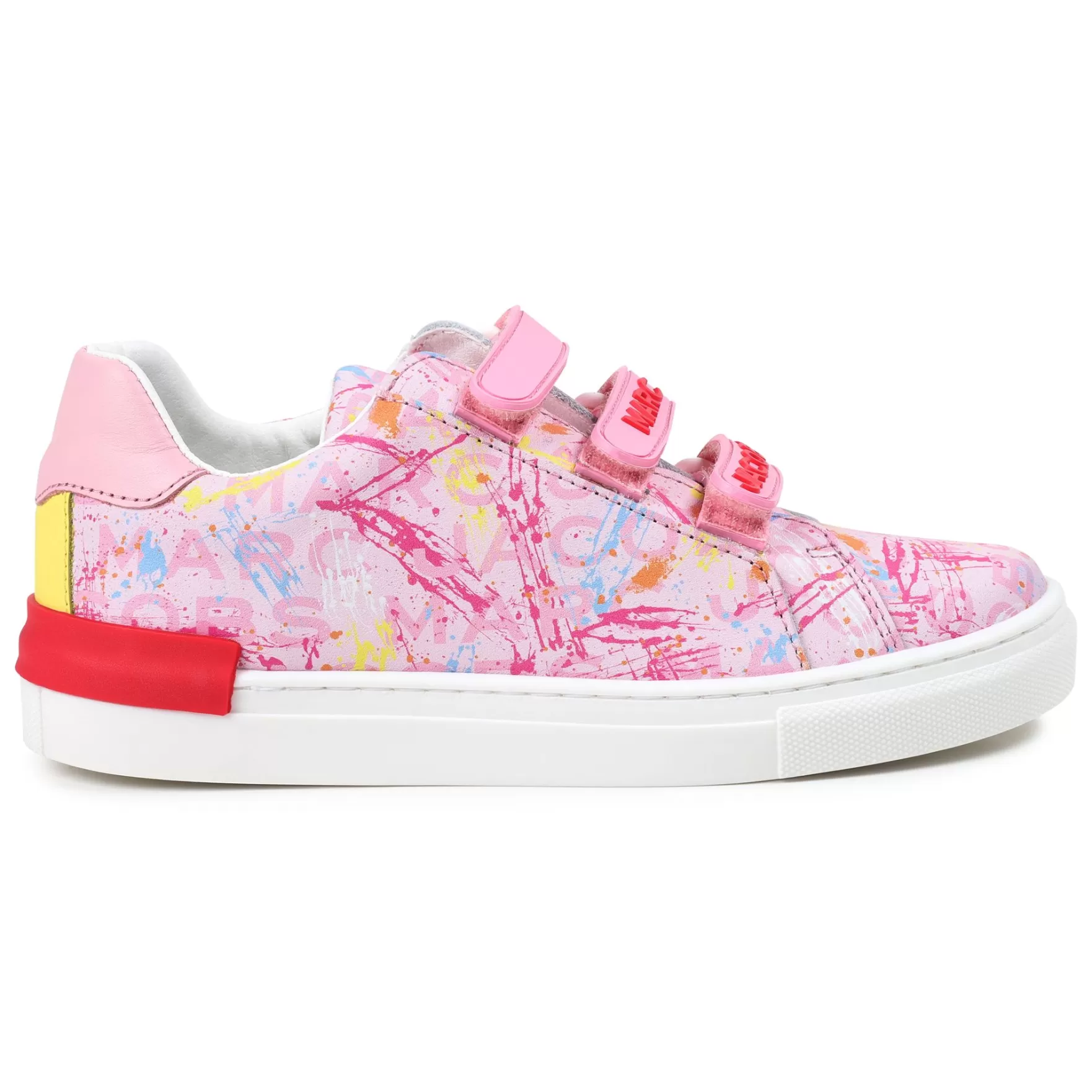 Meisje MARC JACOBS Leren Sneakers Met Klittenband