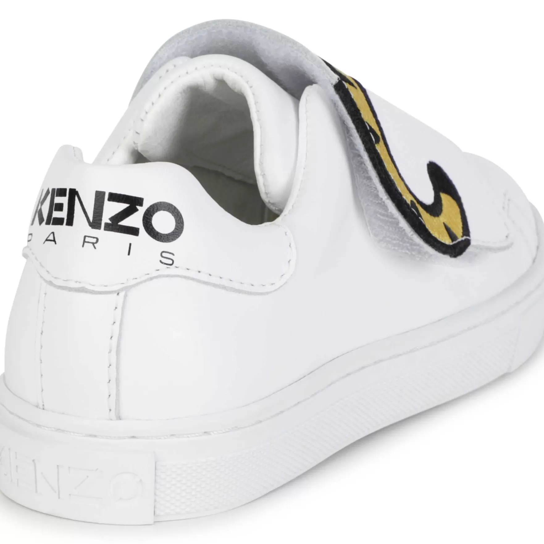 Jongen KENZO KIDS Leren Sneakers Met Klittenband