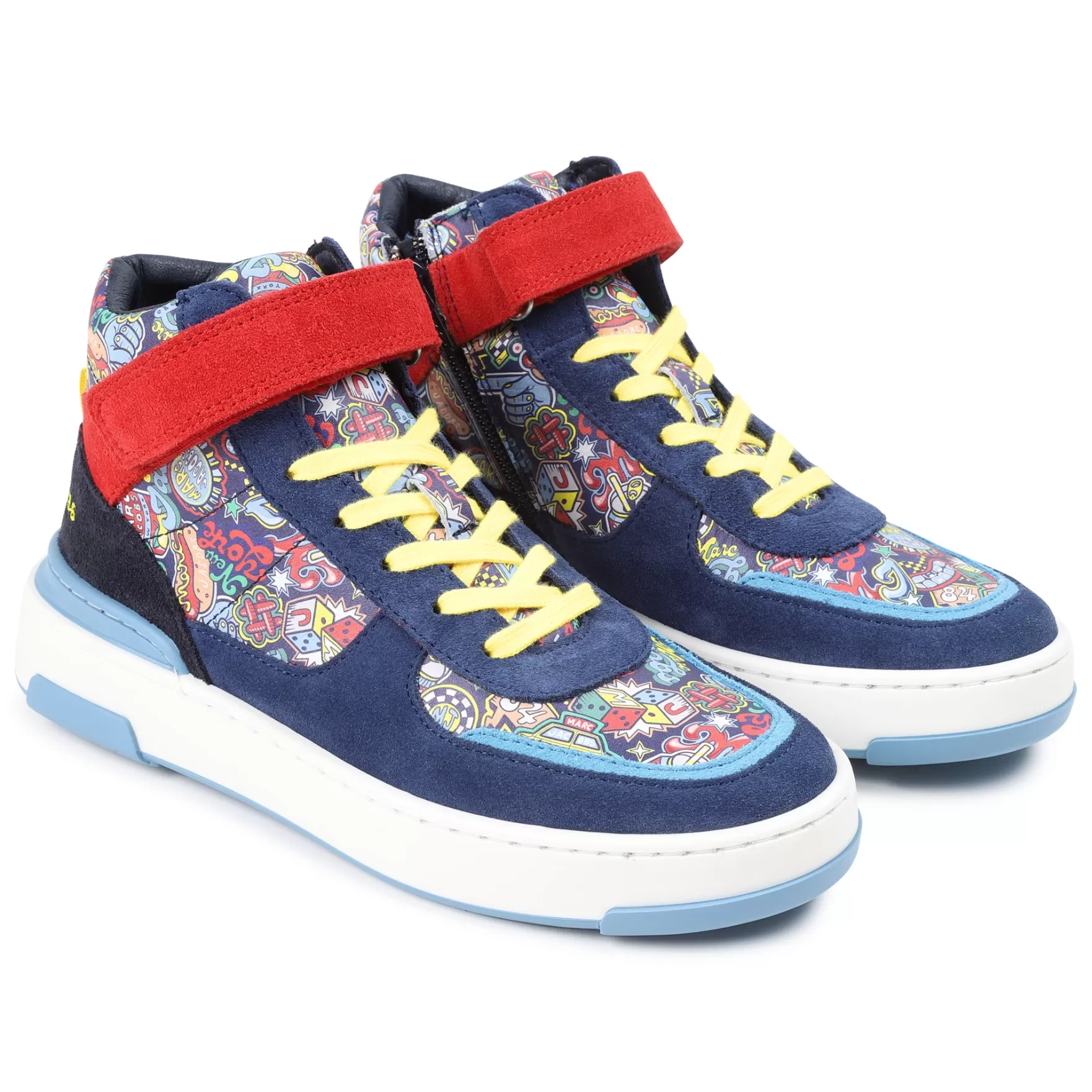 Jongen MARC JACOBS Leren Sneakers Met Veters