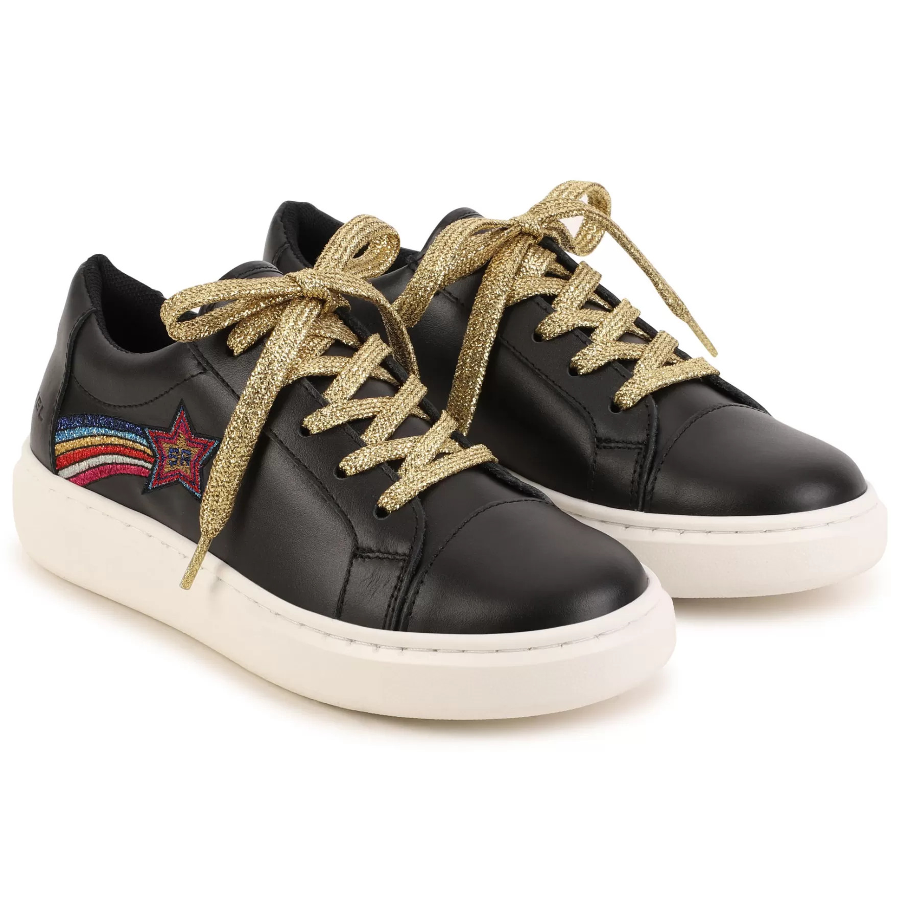 Meisje SONIA RYKIEL Leren Sneakers Met Veters